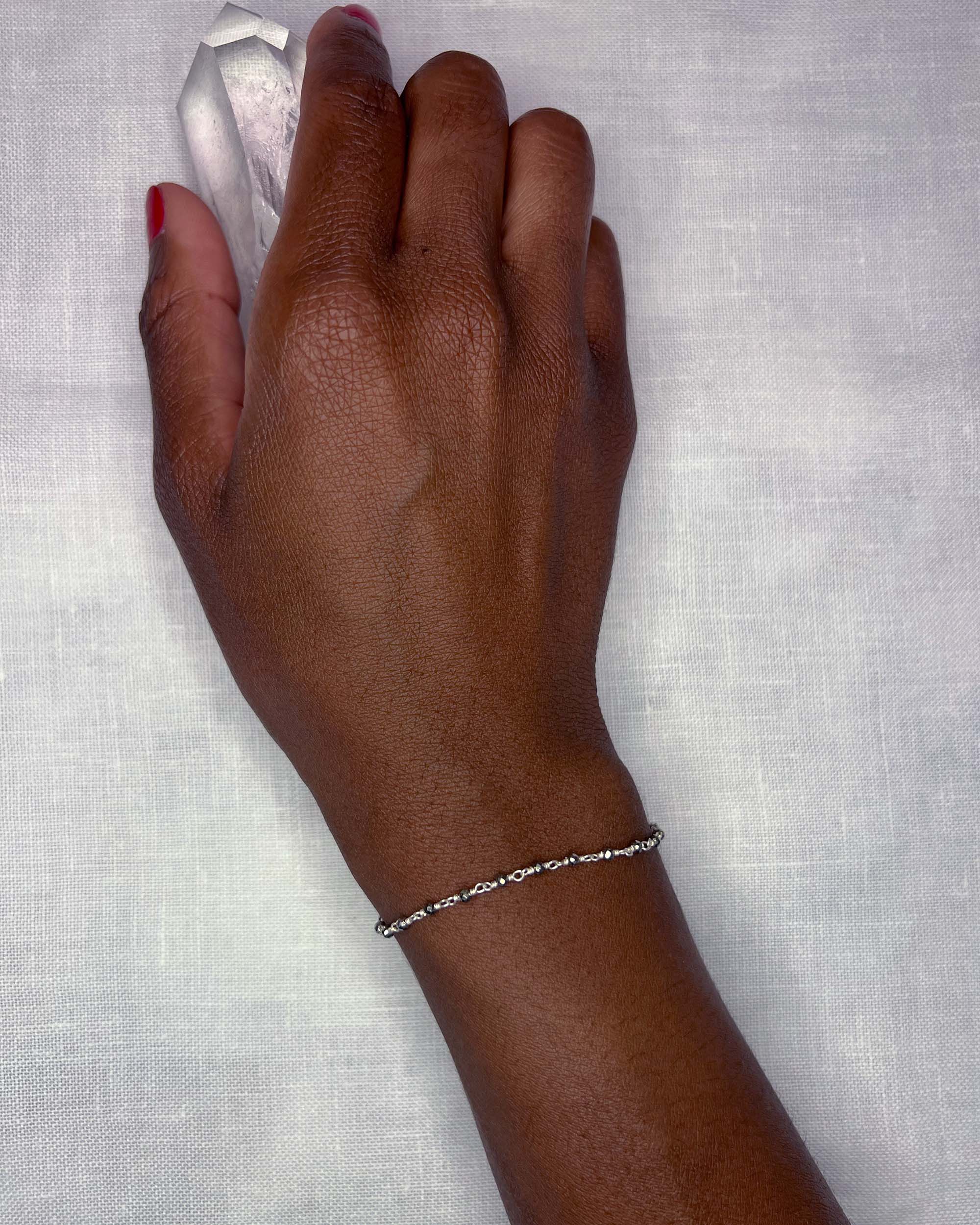 The Sacred Layer of Strength Bracelet in Sterling Silver