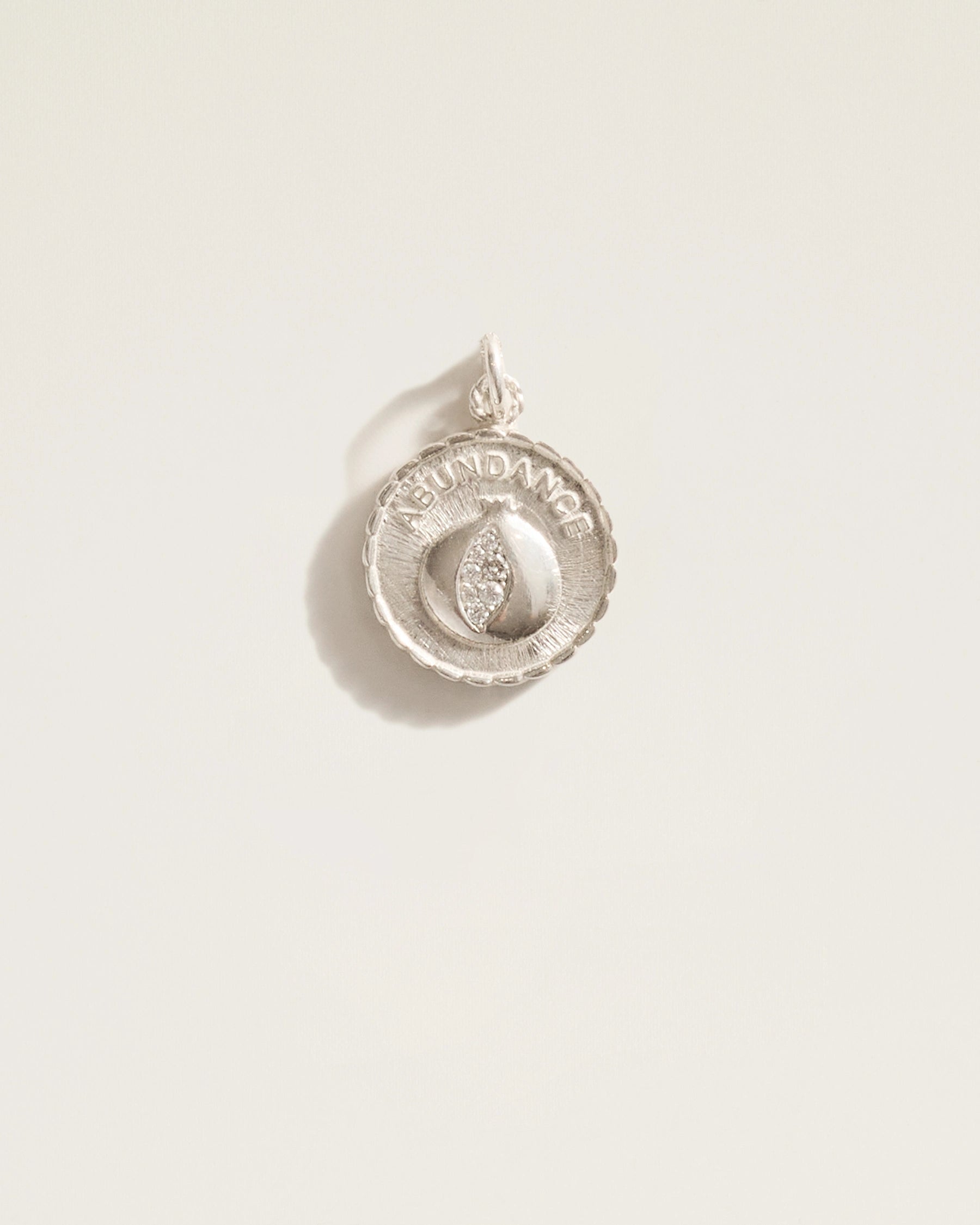 The Abundance Prayer Pendant in Sterling Silver