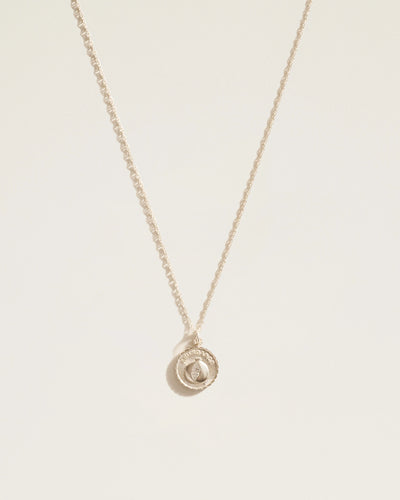 The Abundance Prayer Pendant in Sterling Silver