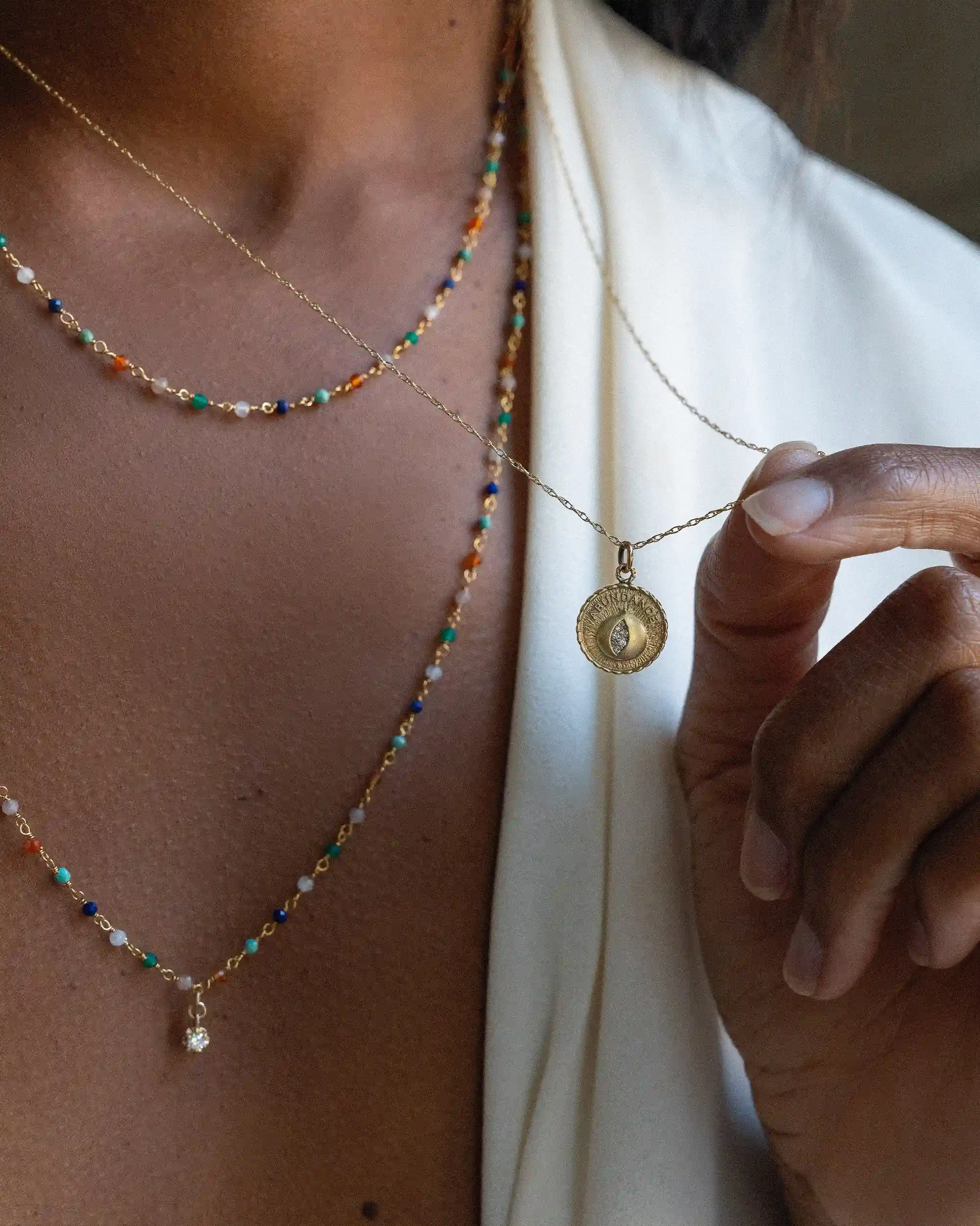 The Abundance Prayer Pendant