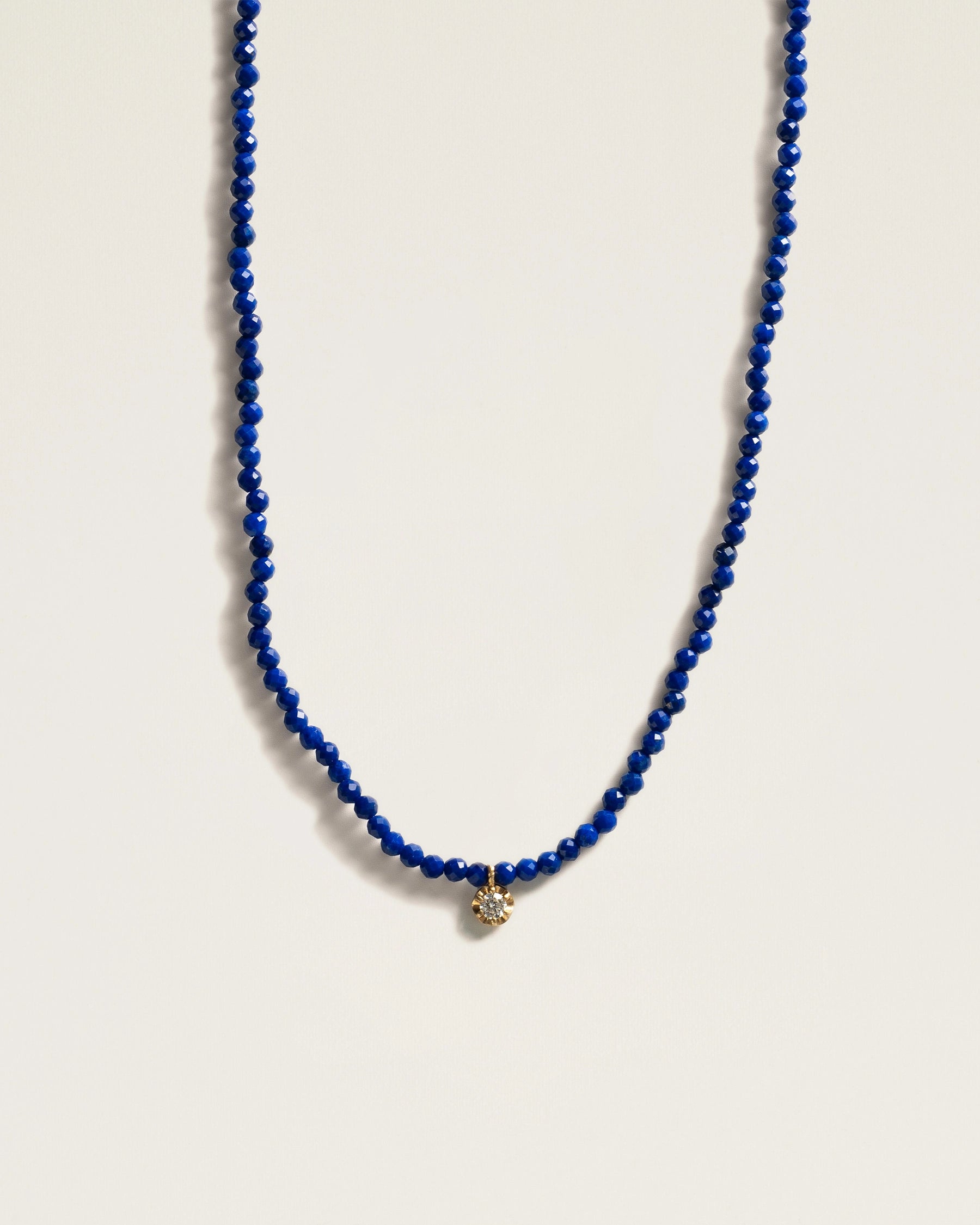 The Amulet Choker in Lapis Lazuli