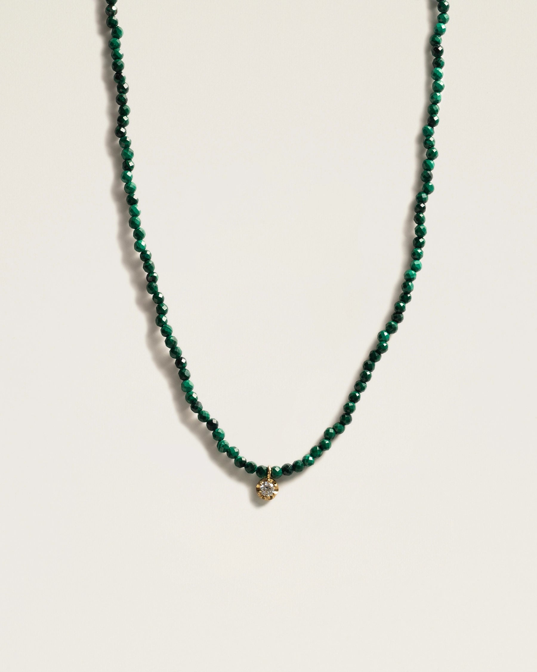 The Amulet Choker in Malachite