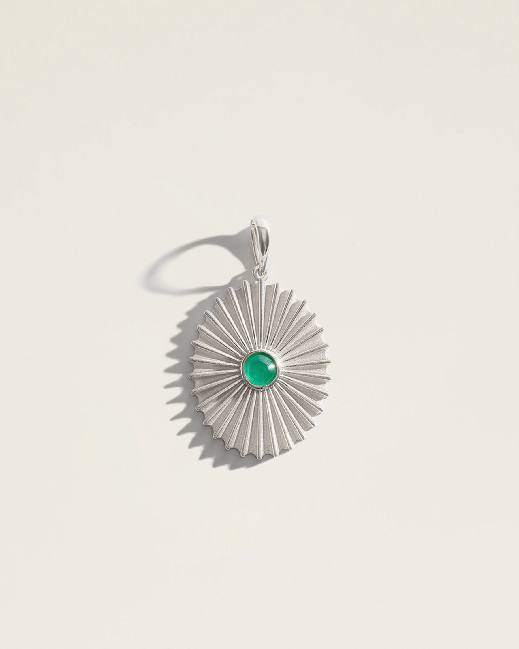 The May Birthstone Nova Pendant — Emerald