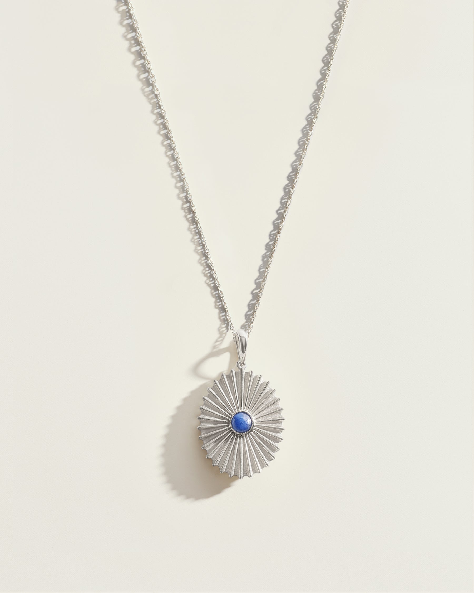 The September Birthstone Nova Pendant — Sapphire