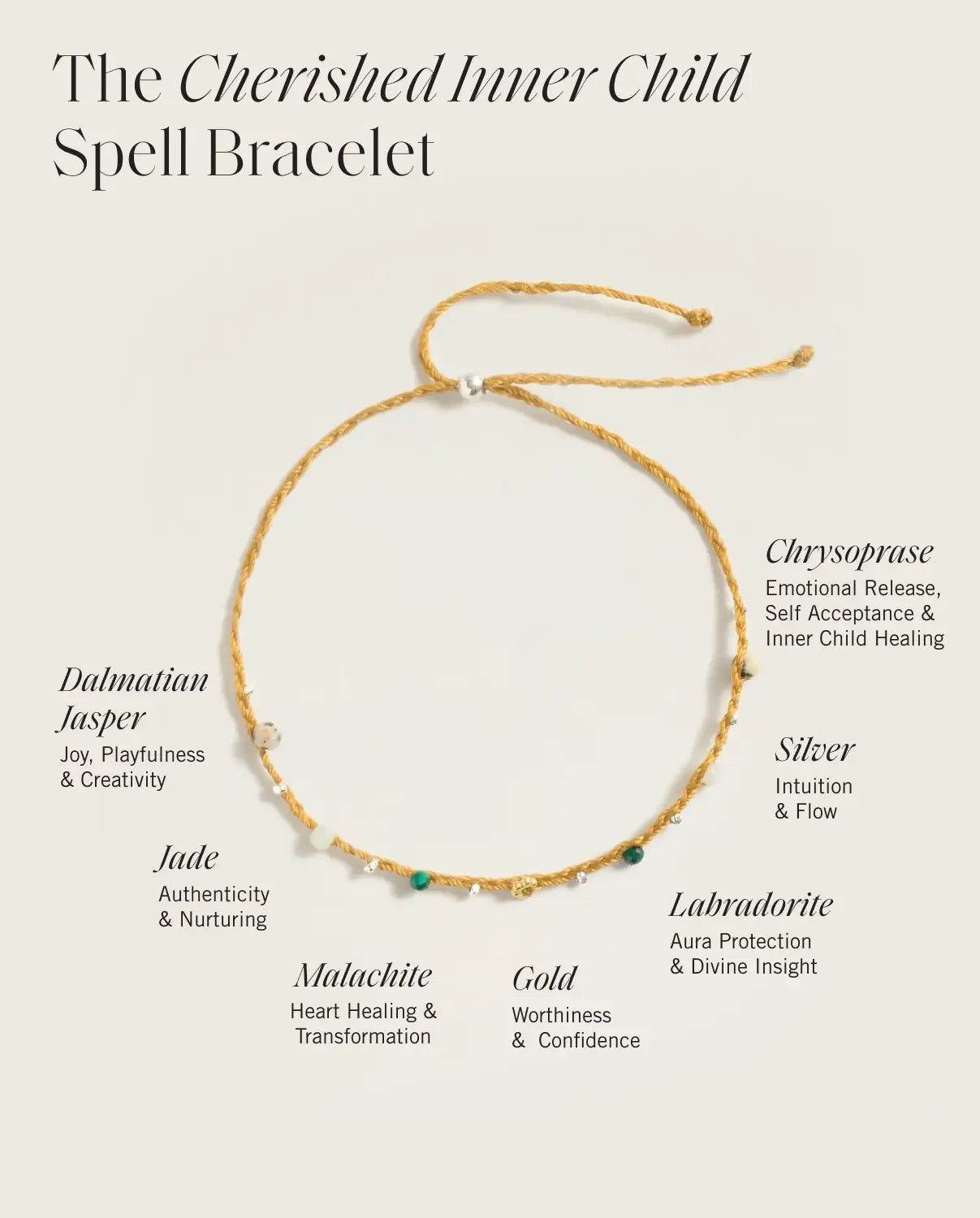 The Cherished Inner Child Spell Bracelet
