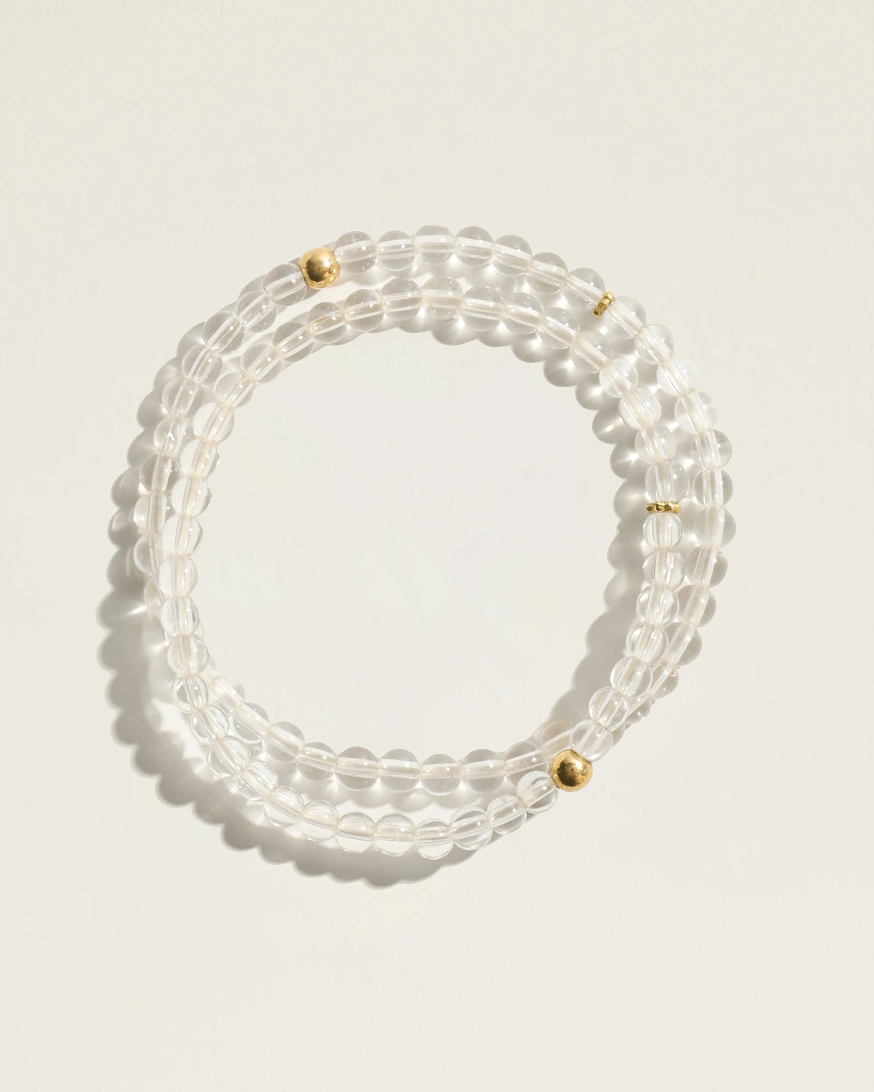 The Classic Bracelet in Clear Quartz