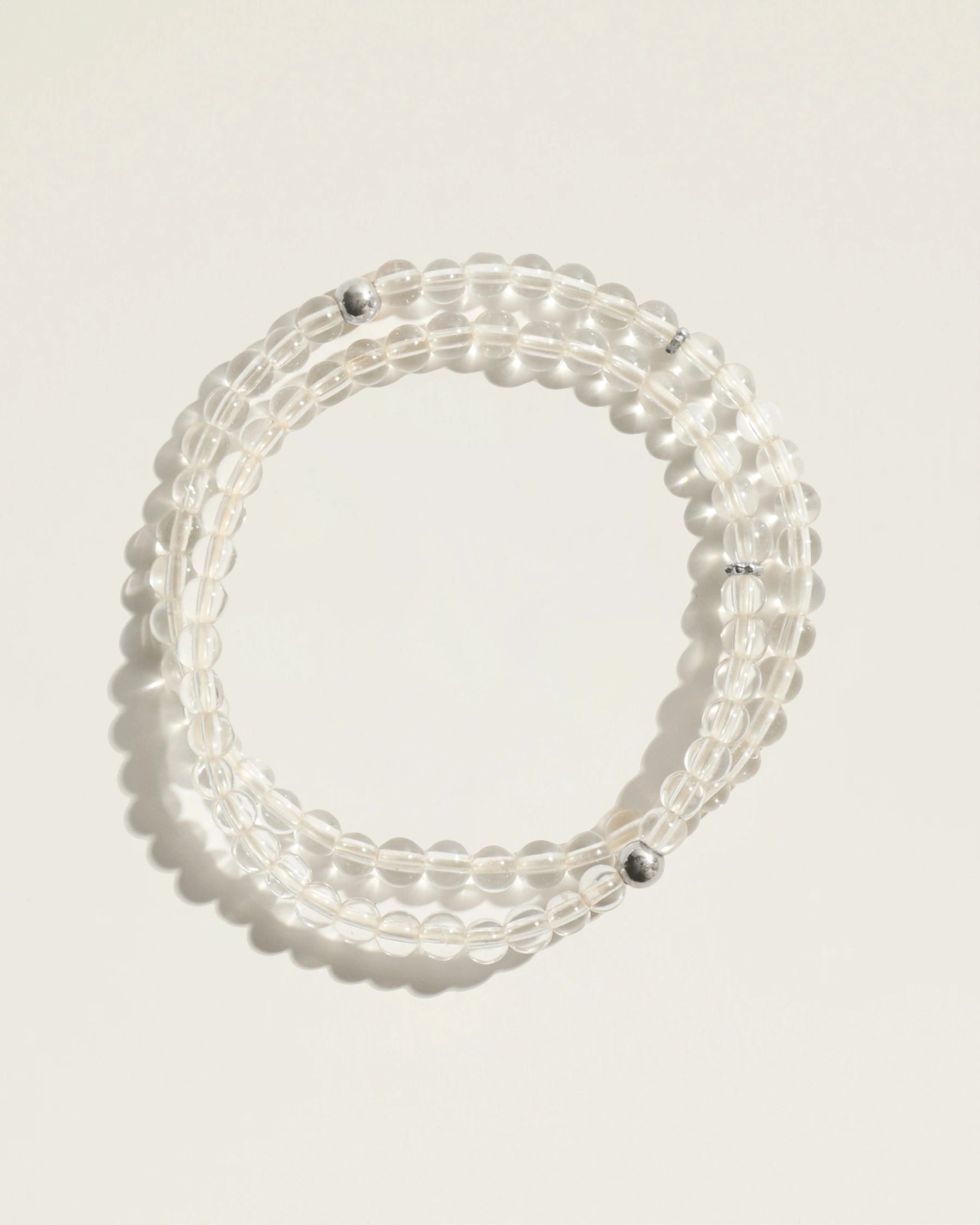 The Classic Bracelet in Clear Quartz