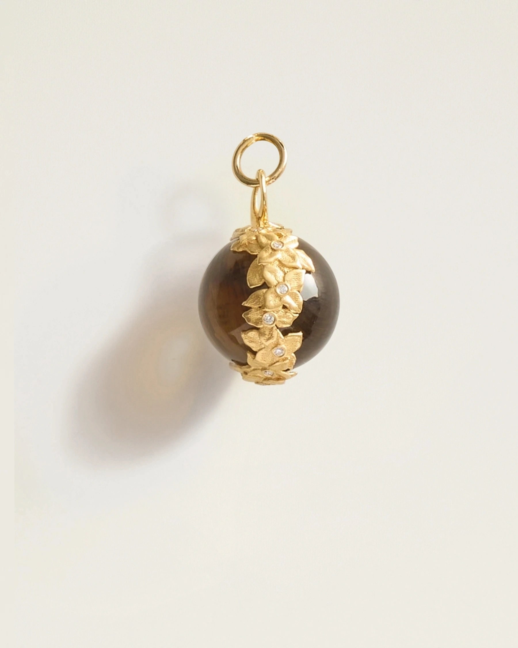 The Garden Pendant in Smoky Quartz