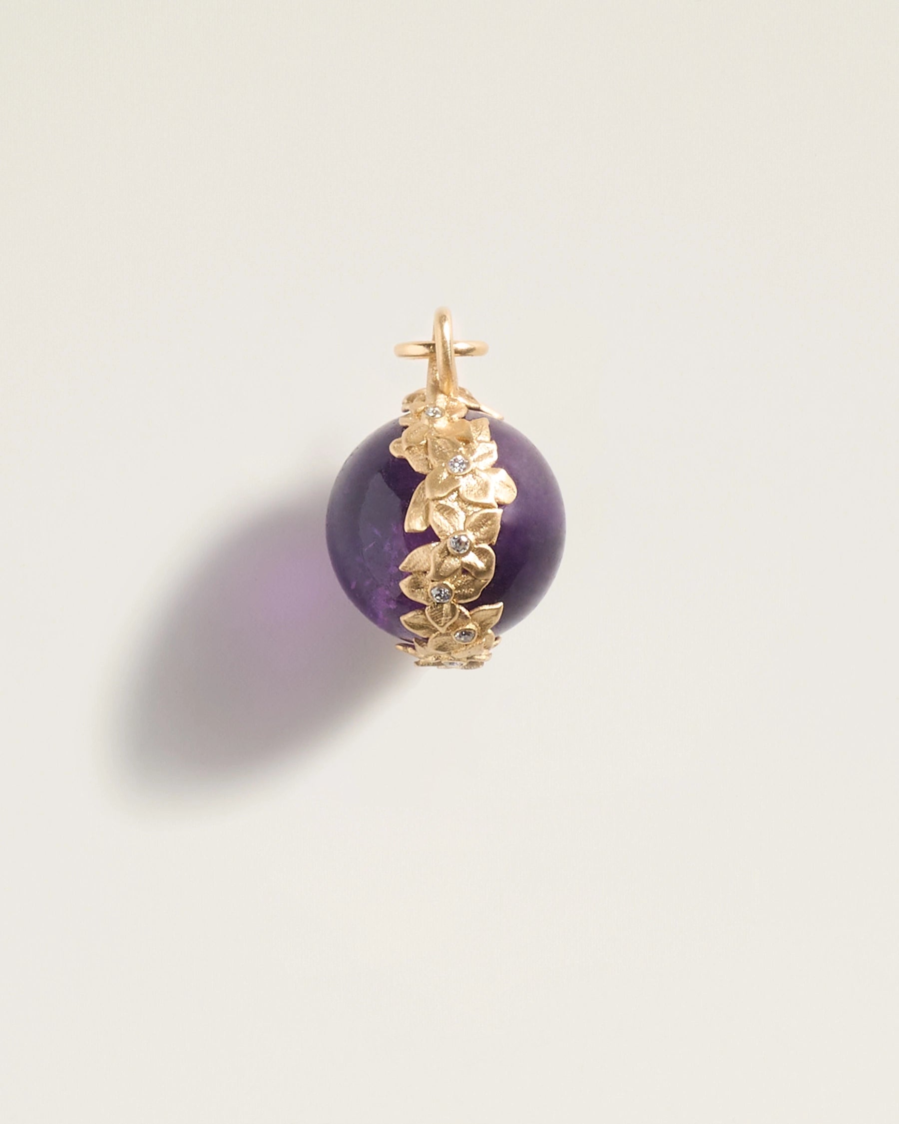 The Garden Pendant in Amethyst