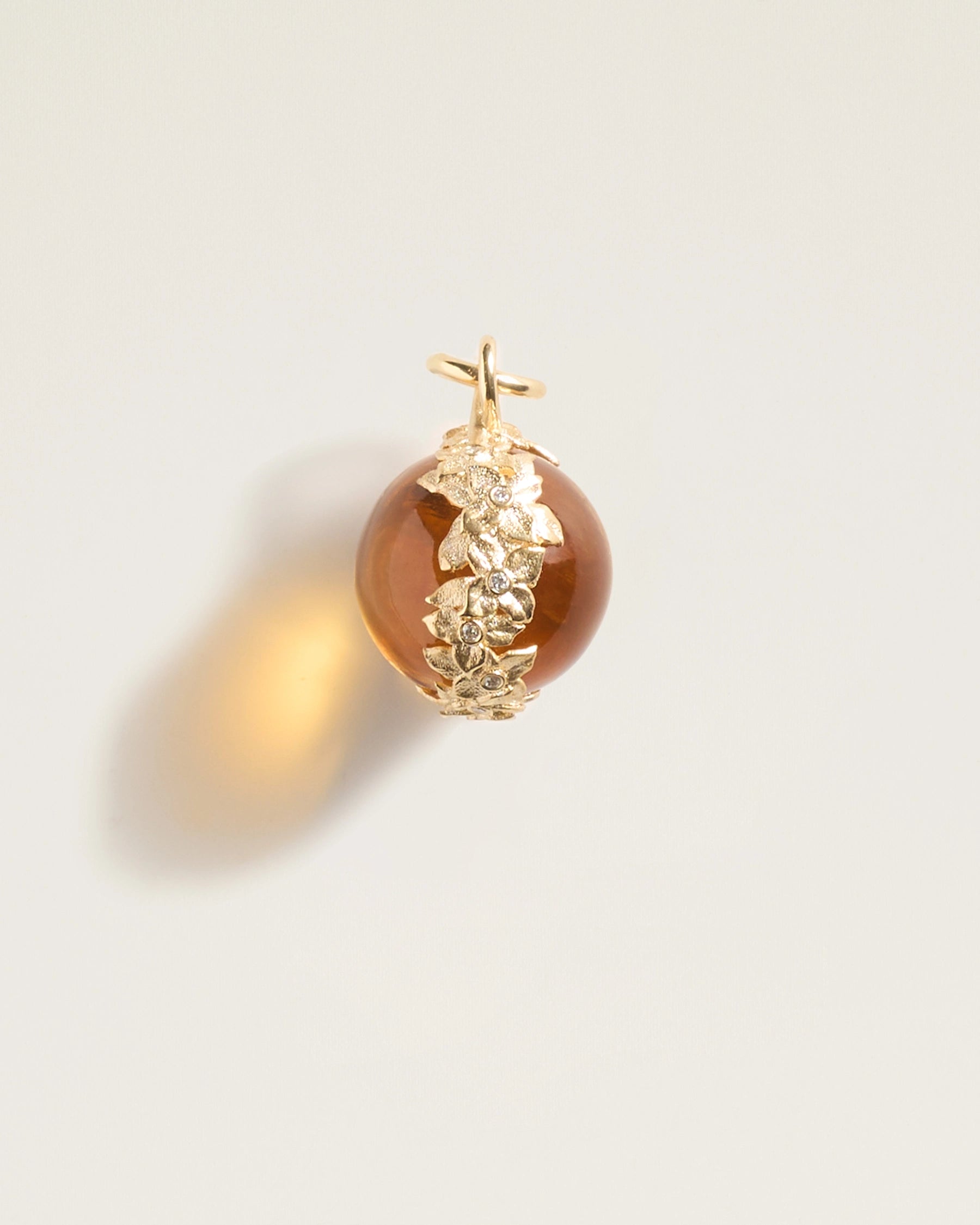 The Garden Pendant in Citrine