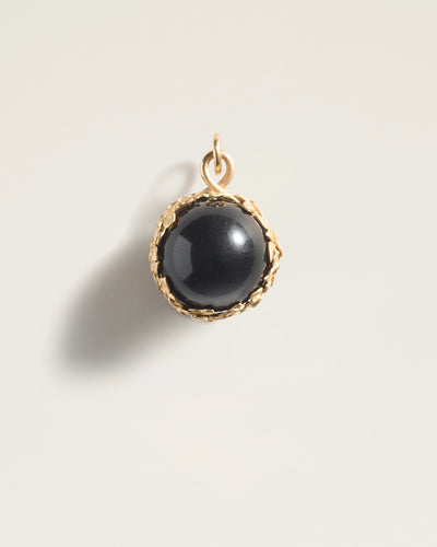 The Garden Pendant in Black Obsidian