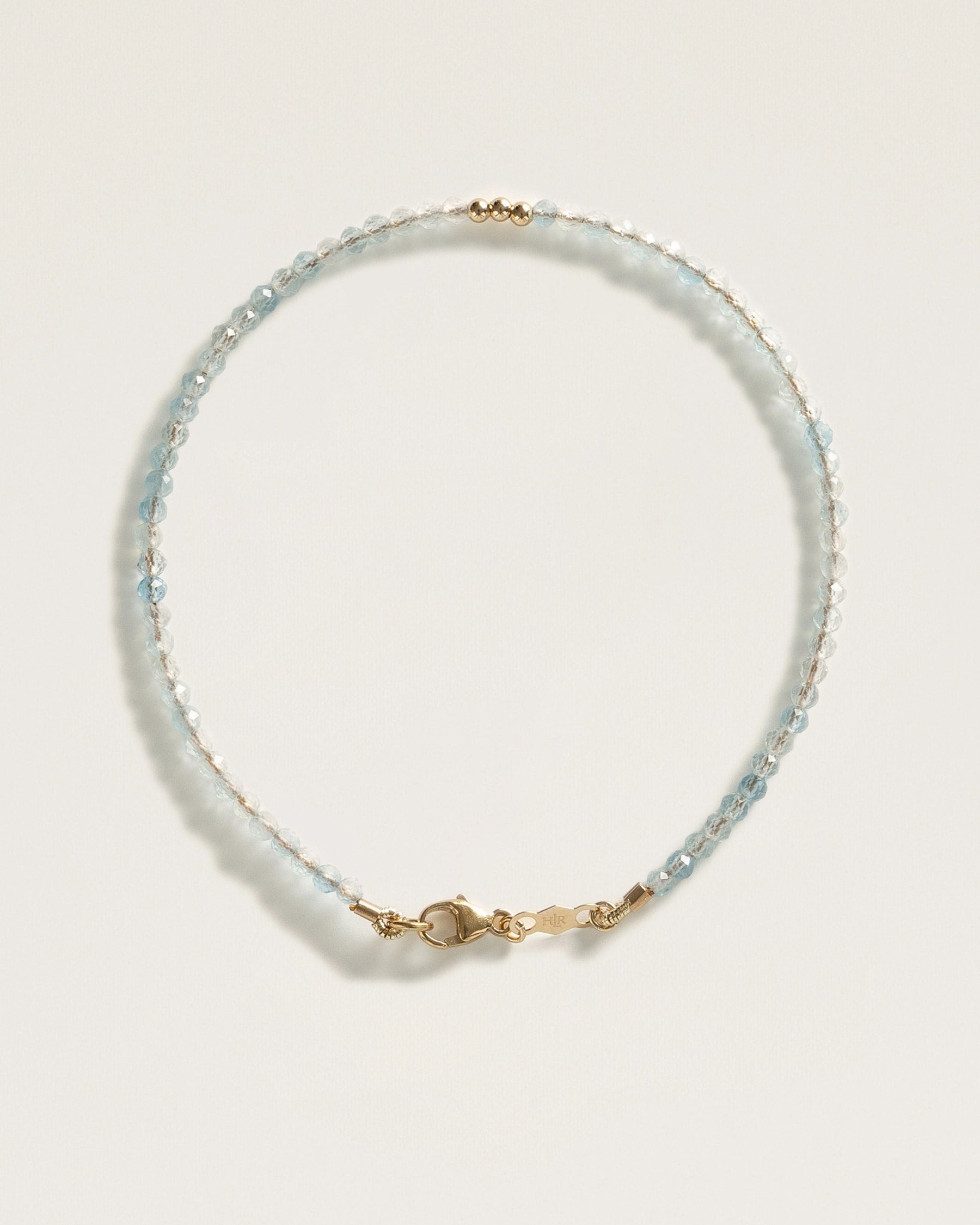 The March Birthstone Energy Bracelet — Aquamarine