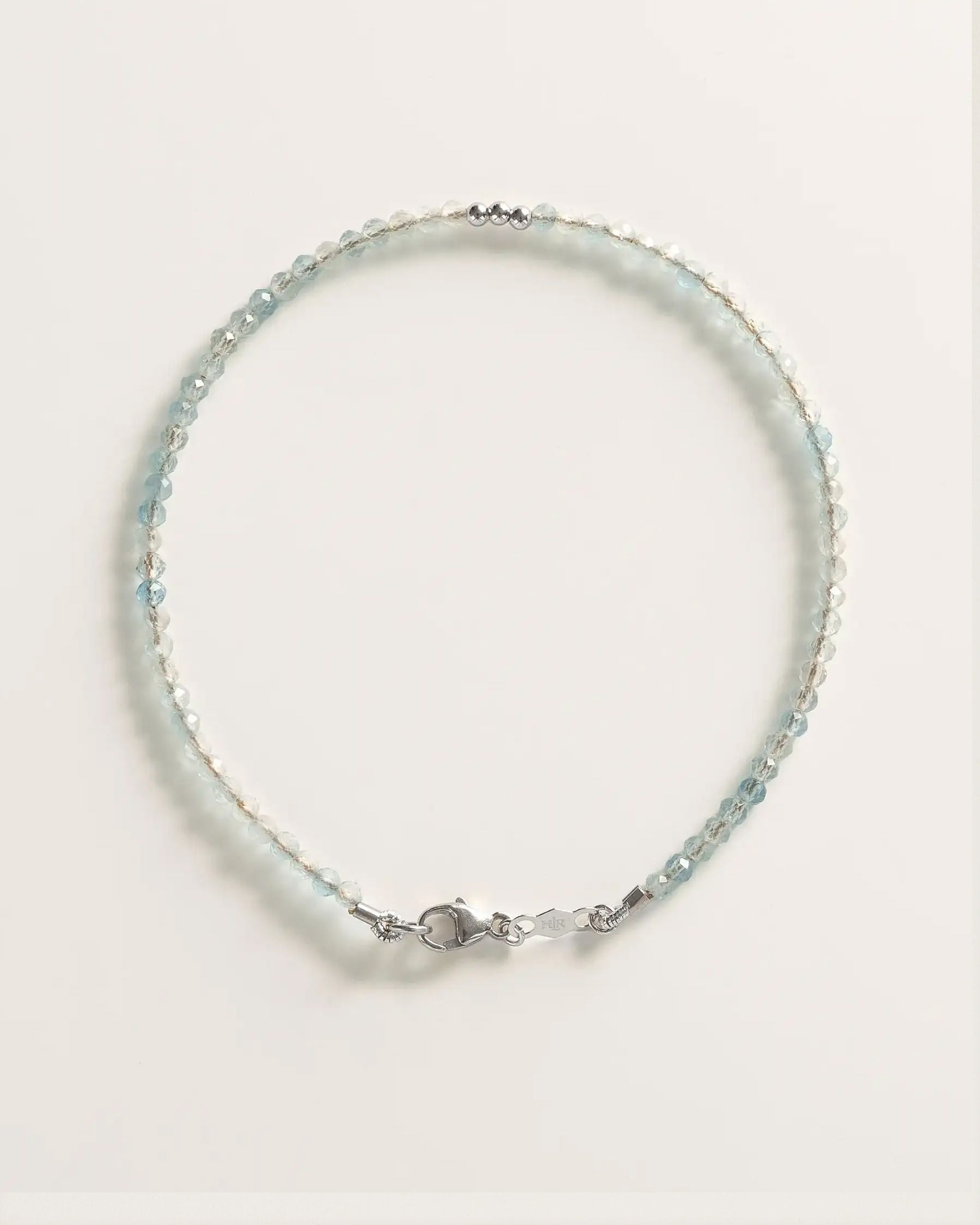 The March Birthstone Energy Bracelet — Aquamarine