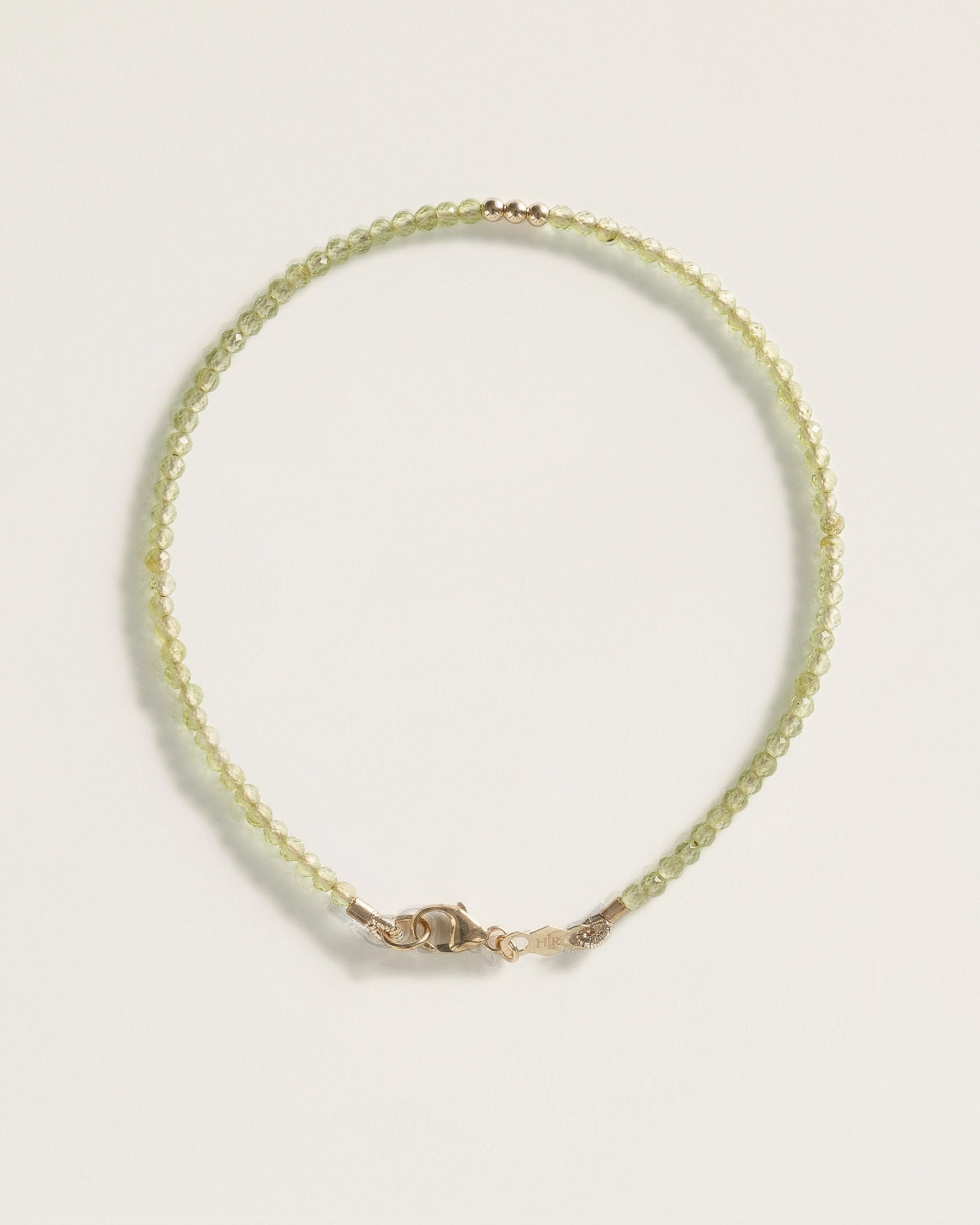 The August Birthstone Energy Bracelet — Peridot