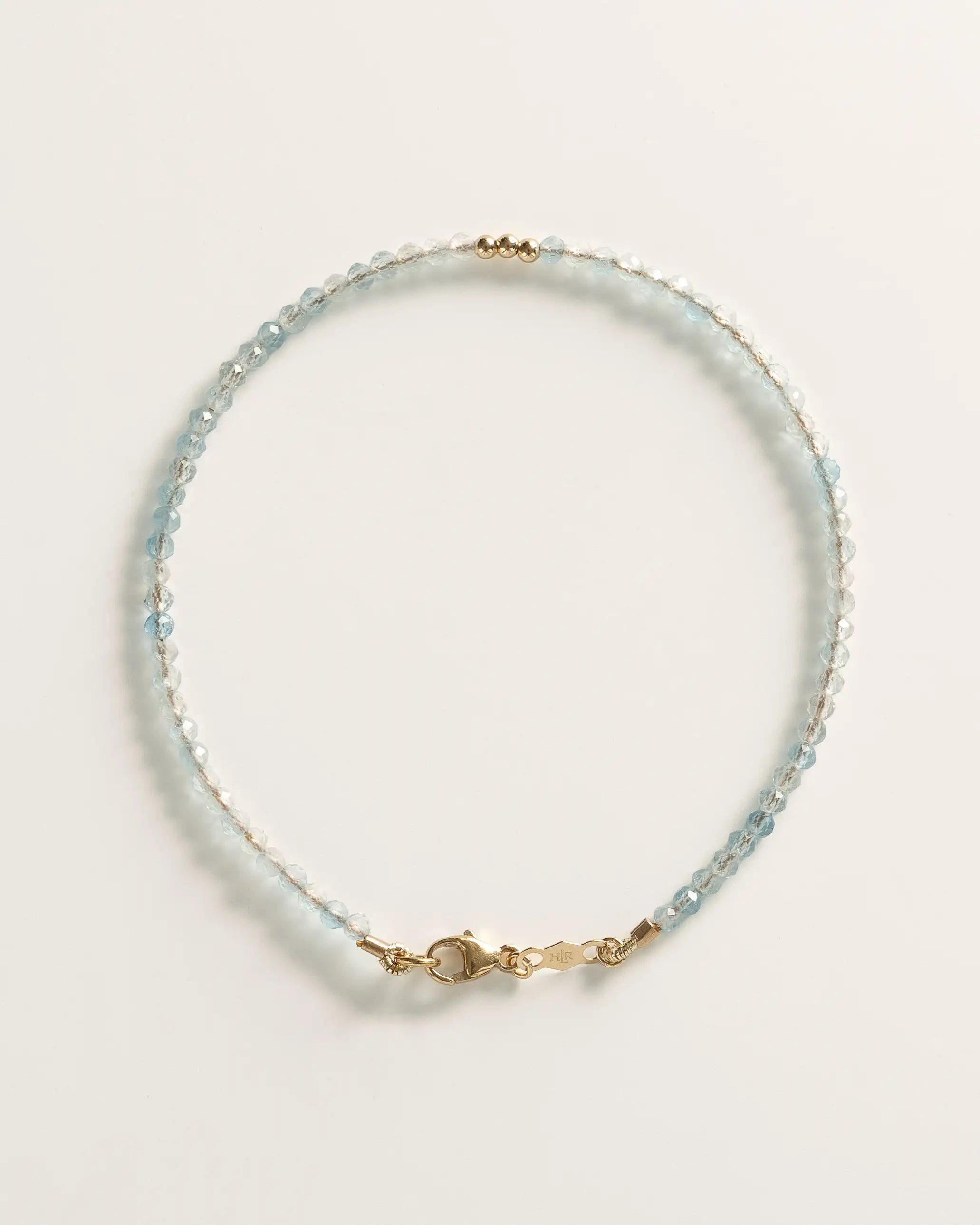 The March Birthstone Energy Bracelet — Aquamarine