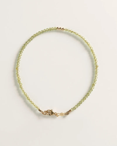 The August Birthstone Energy Bracelet — Peridot