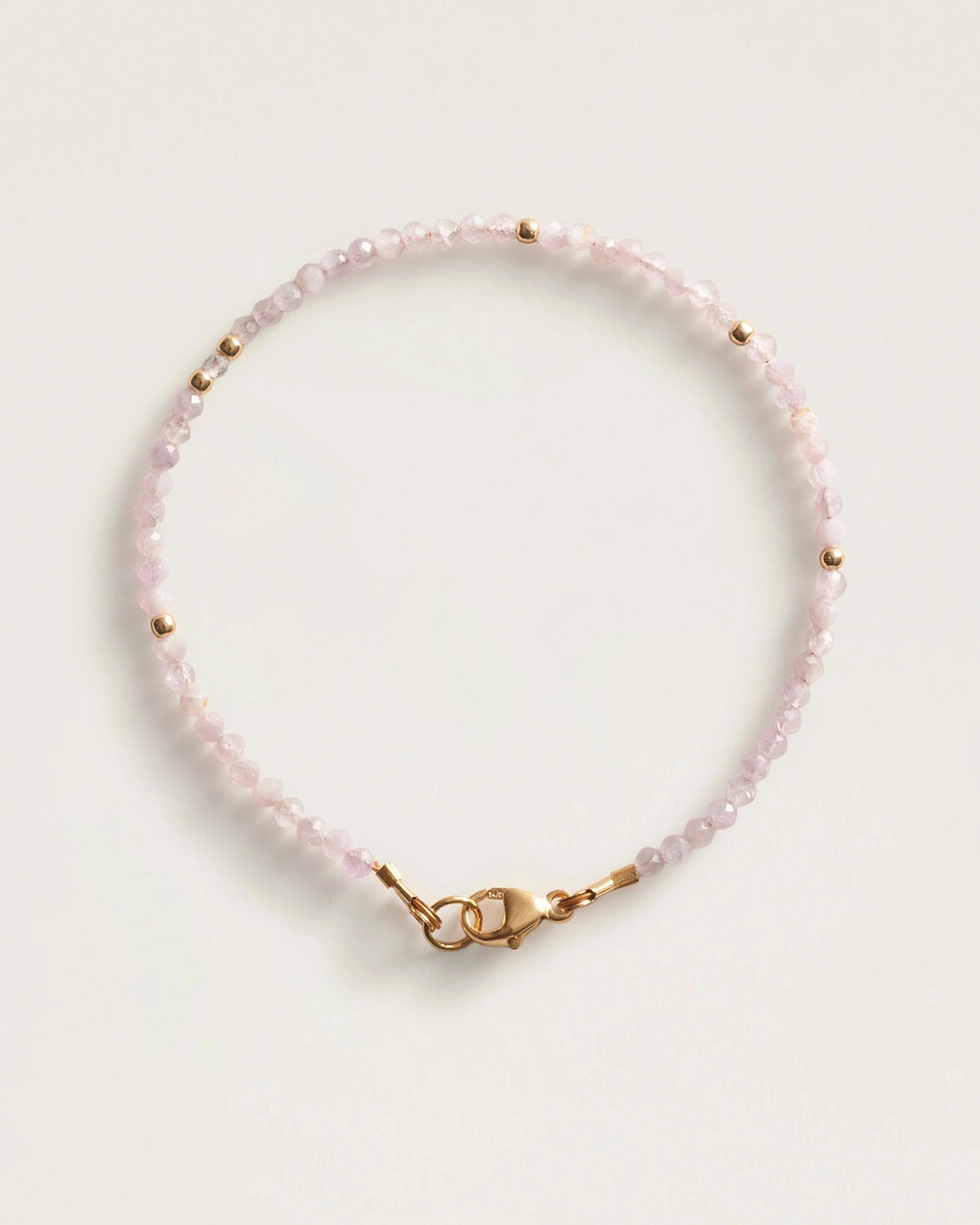 The Seeds of Pure Heart Bracelet — Kunzite