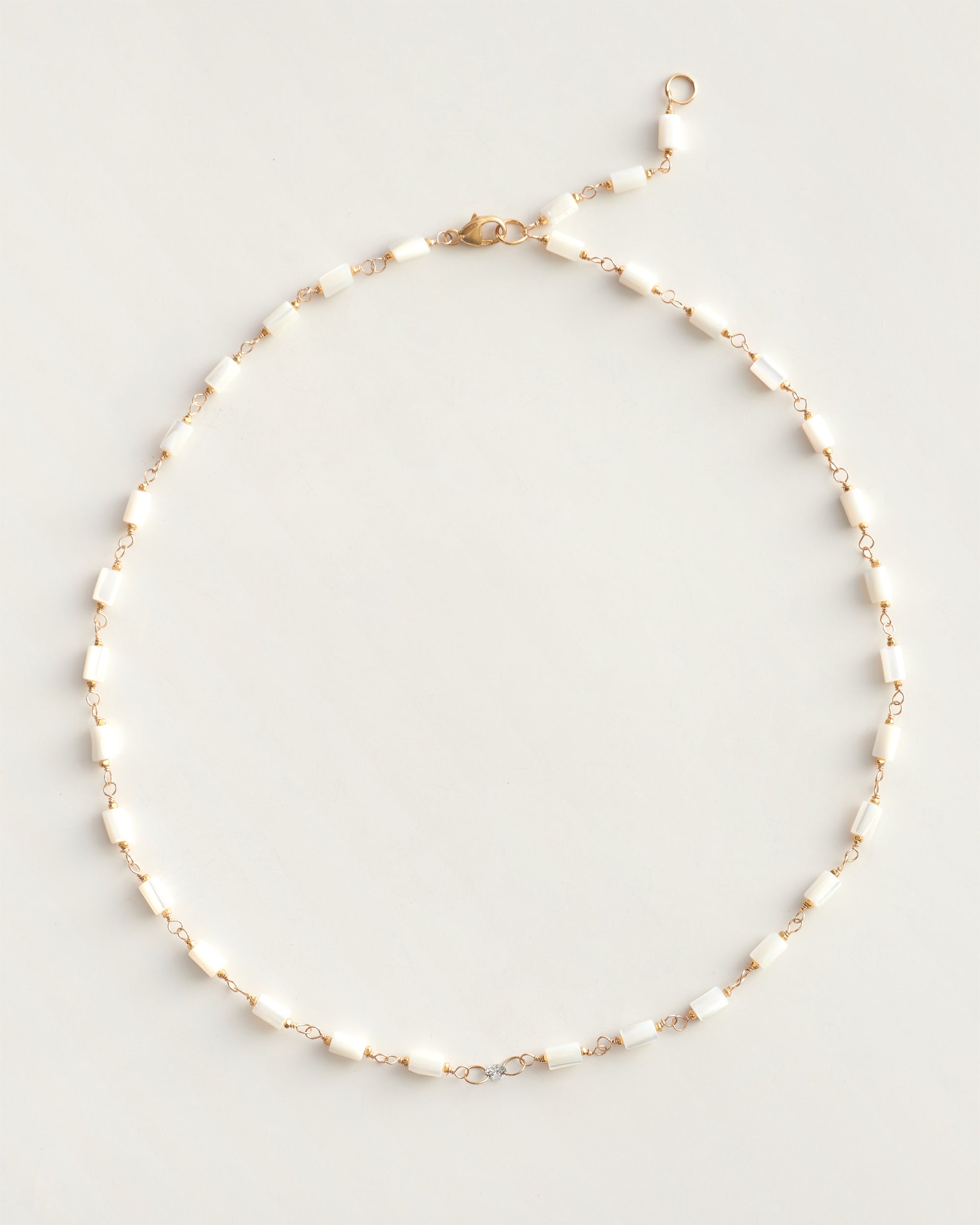 The Sea Star Necklace in Mother of Pearl