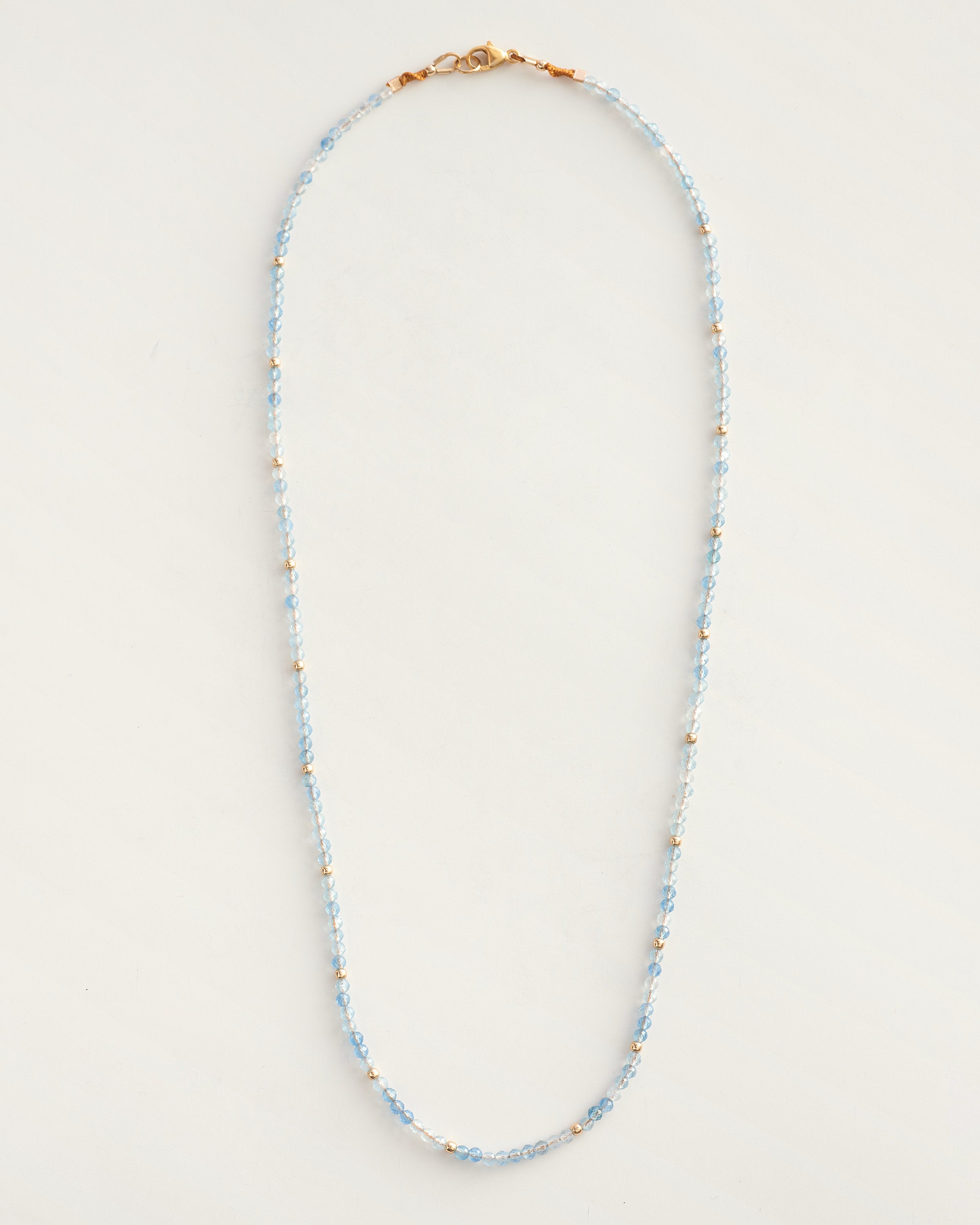 The Seeds of Calm Necklace — Aquamarine