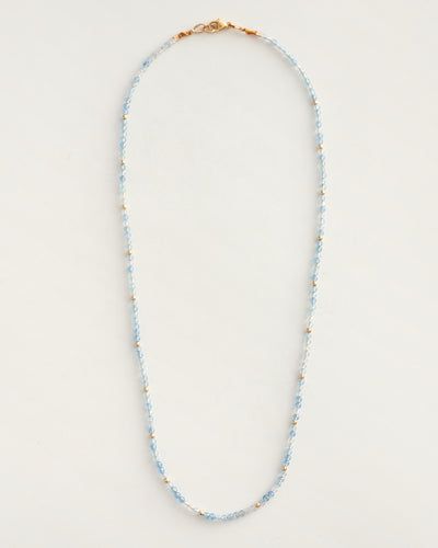 The Seeds of Calm Necklace — Aquamarine