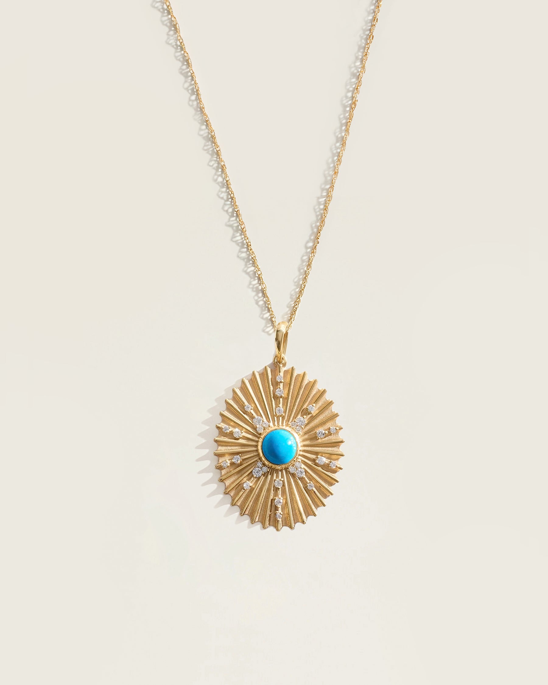 The December Birthstone Supernova Pendant — Turquoise