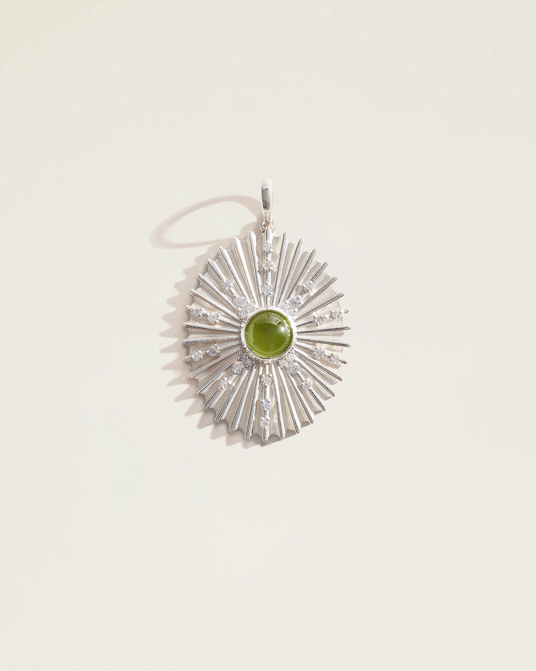 The August Birthstone Supernova Pendant — Peridot