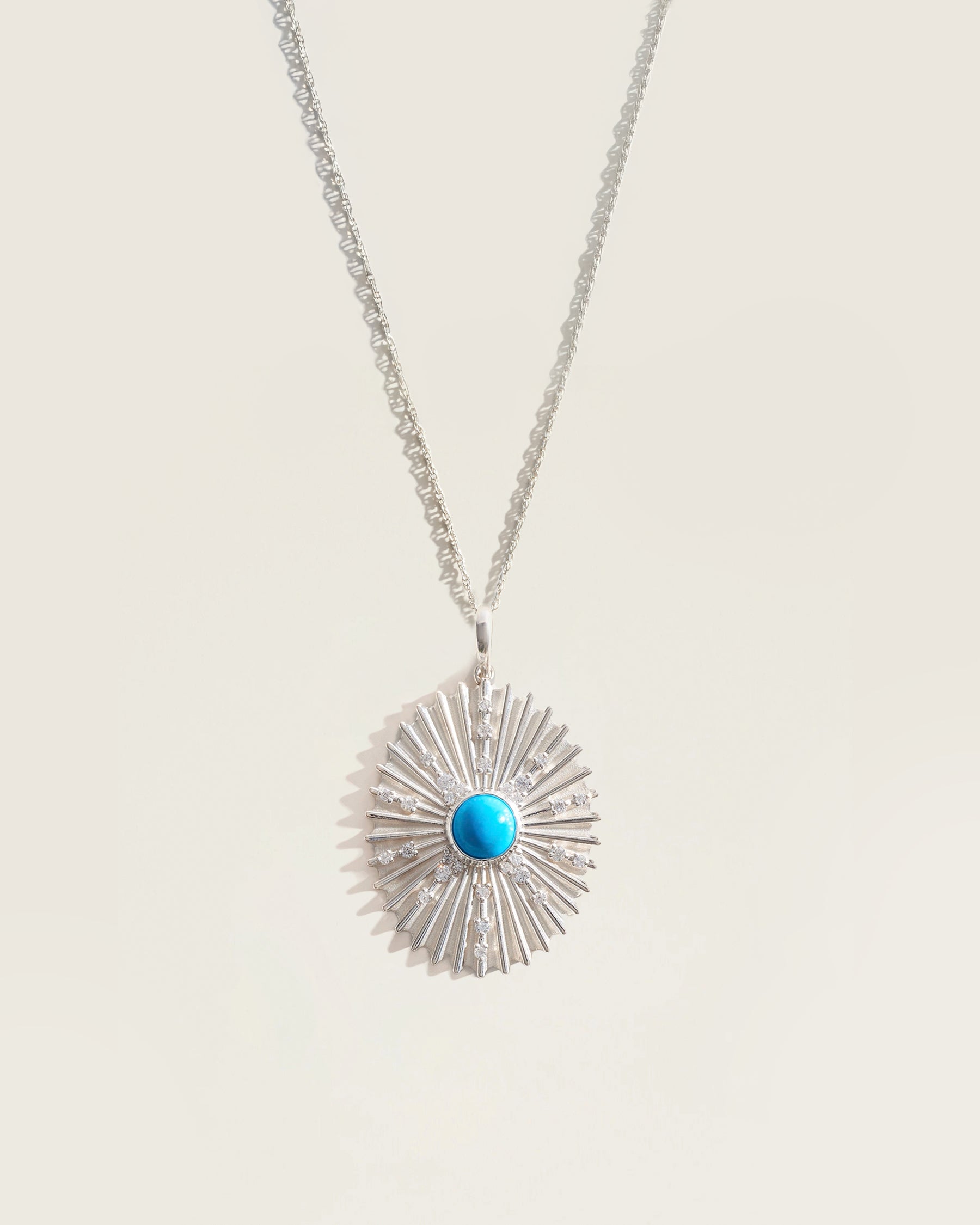The December Birthstone Supernova Pendant — Turquoise