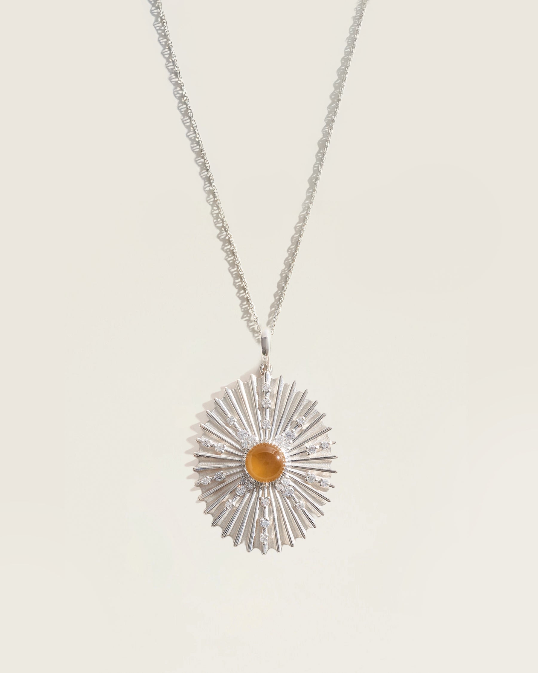 The November Birthstone Supernova Pendant — Citrine
