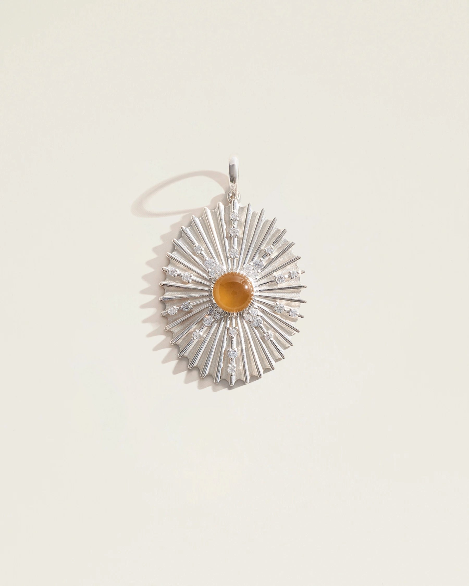 The November Birthstone Supernova Pendant — Citrine