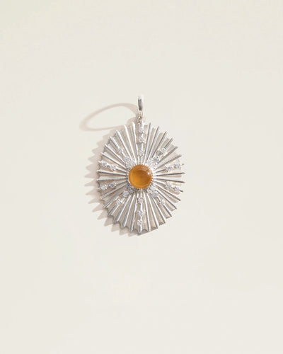 The November Birthstone Supernova Pendant — Citrine
