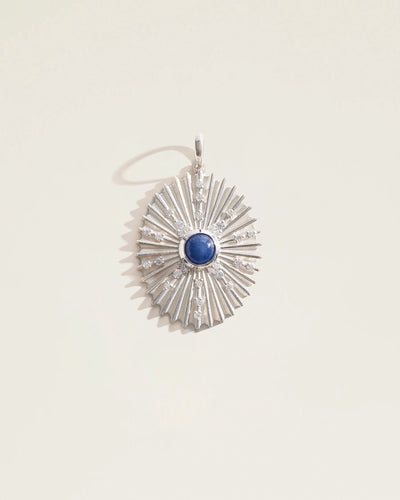 The September Birthstone Supernova Pendant — Sapphire