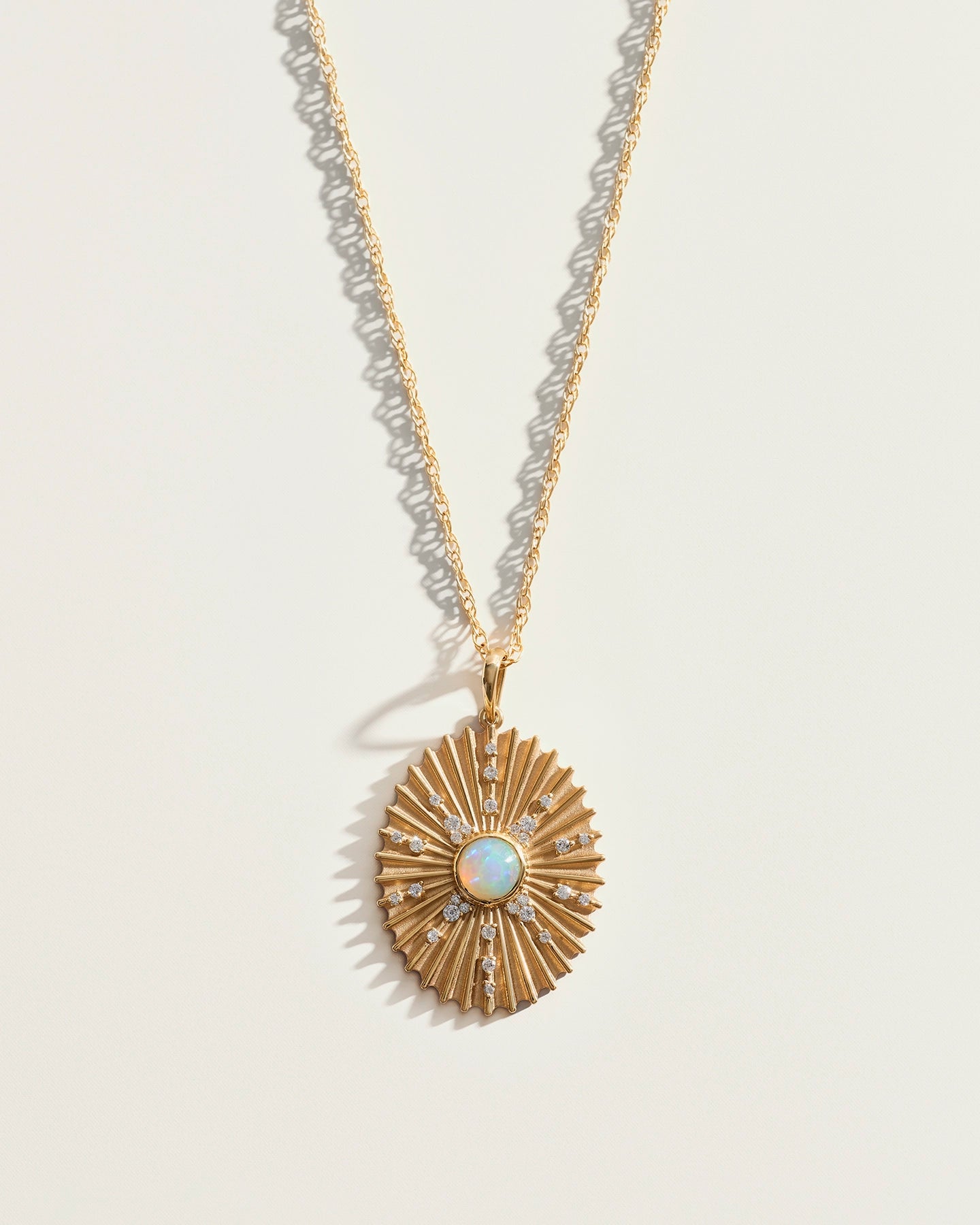 The October Birthstone Supernova Pendant — Opal