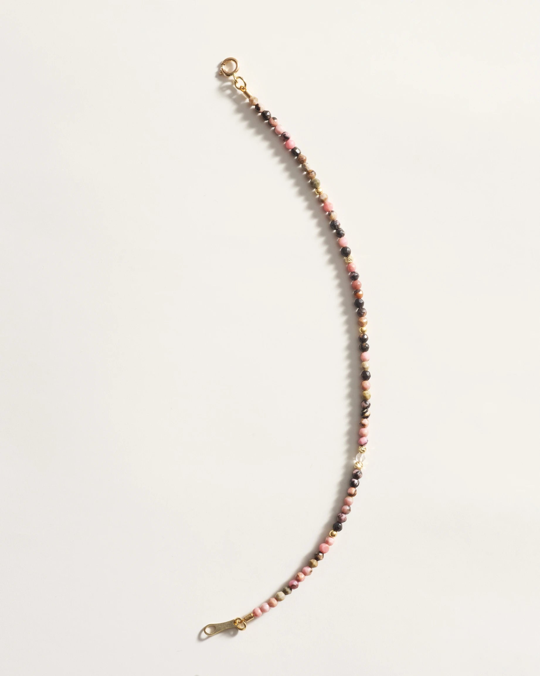 The Crystal Strand Bracelet In Rhodonite — Seeds of Compassion