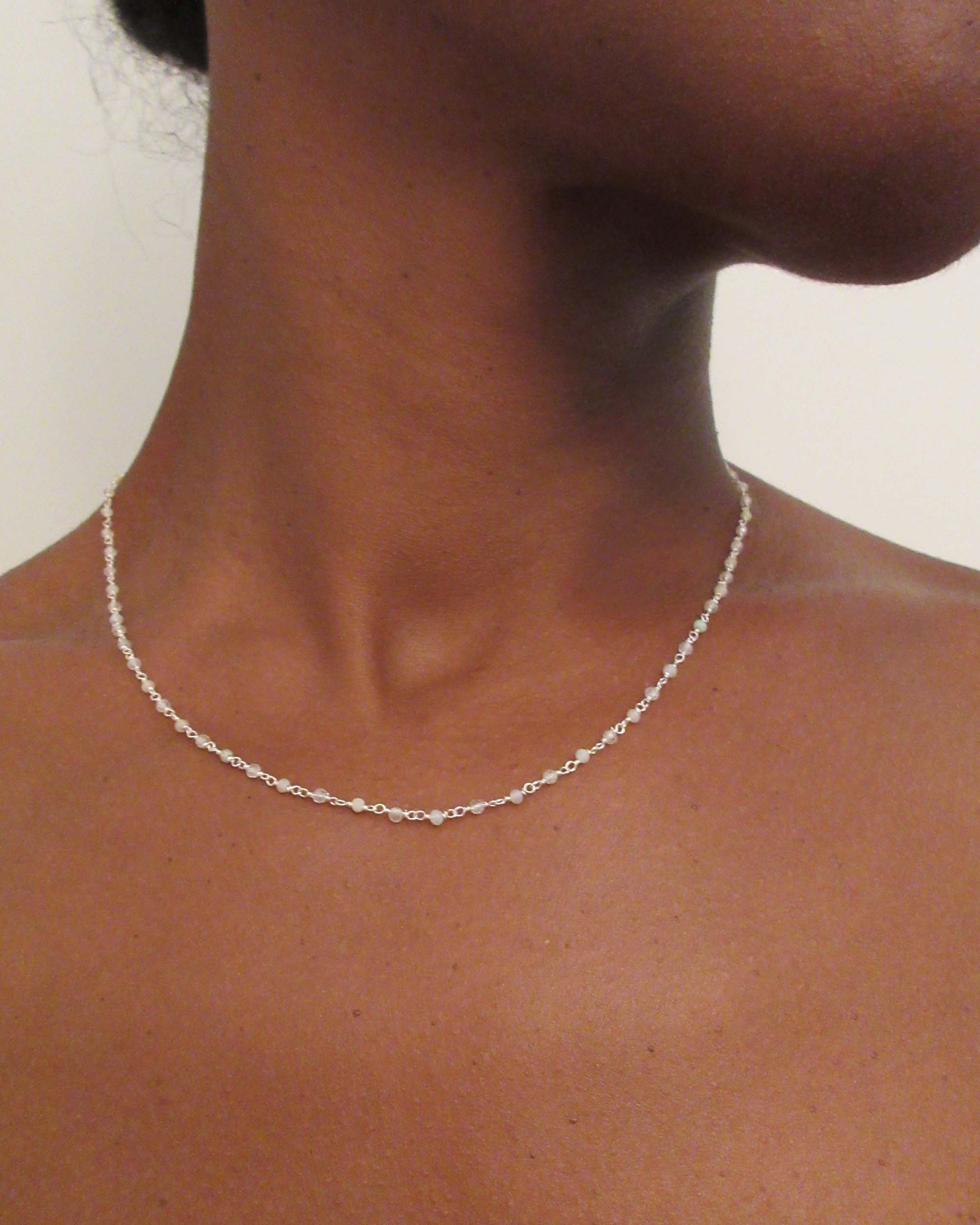 The Sacred Layer of Intuition Necklace in Sterling Silver