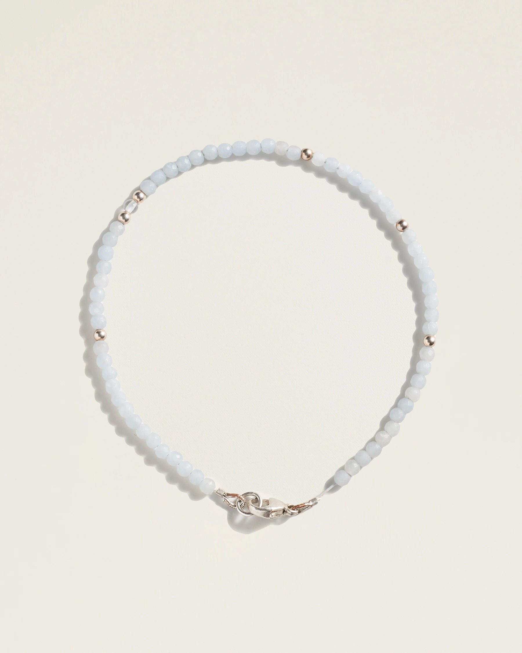 The Seeds of Communion Bracelet — Angelite