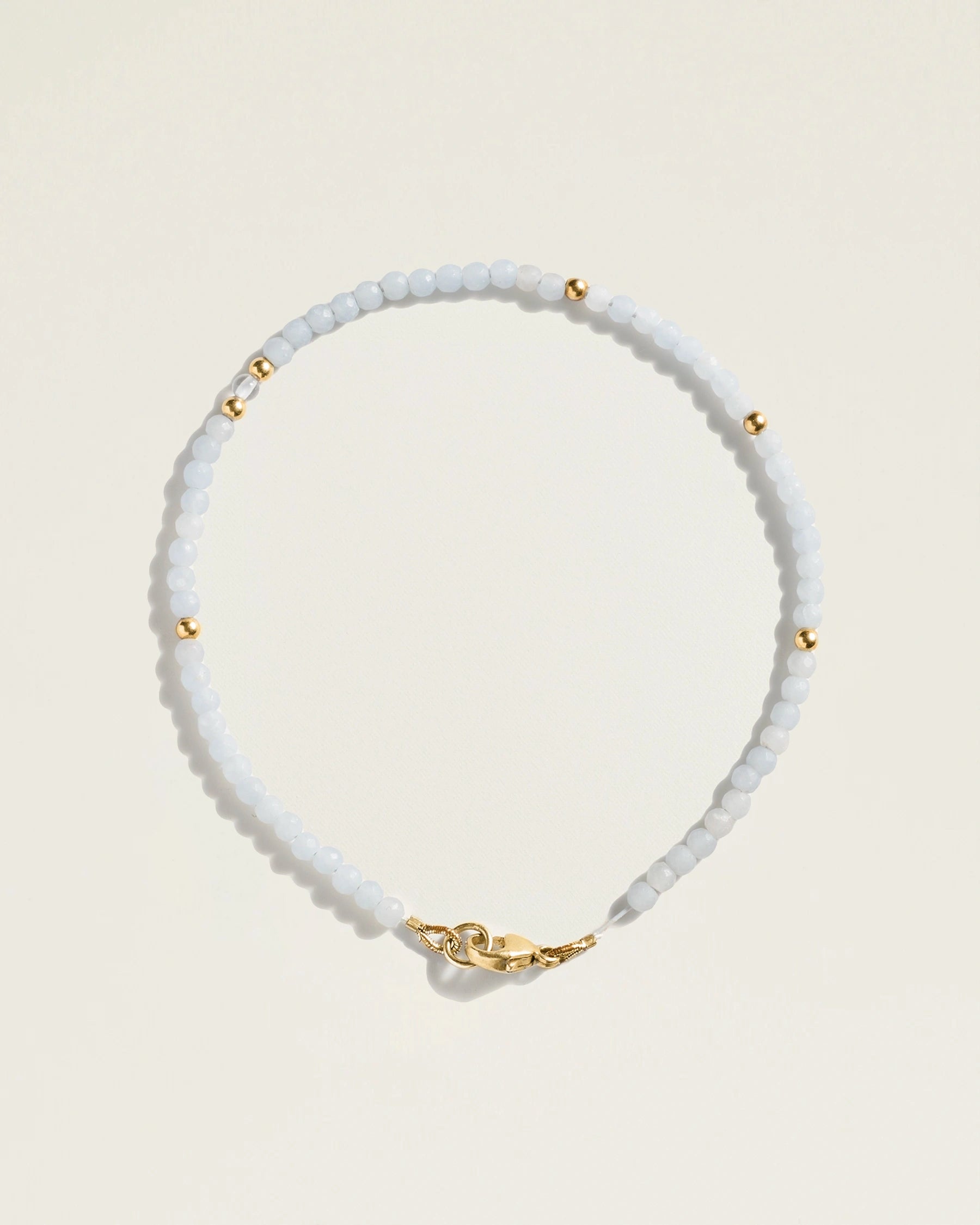 The Seeds of Communion Bracelet — Angelite