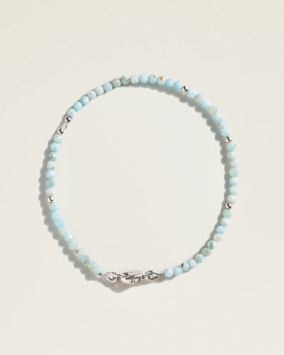 The Seeds of Flow Bracelet — Larimar