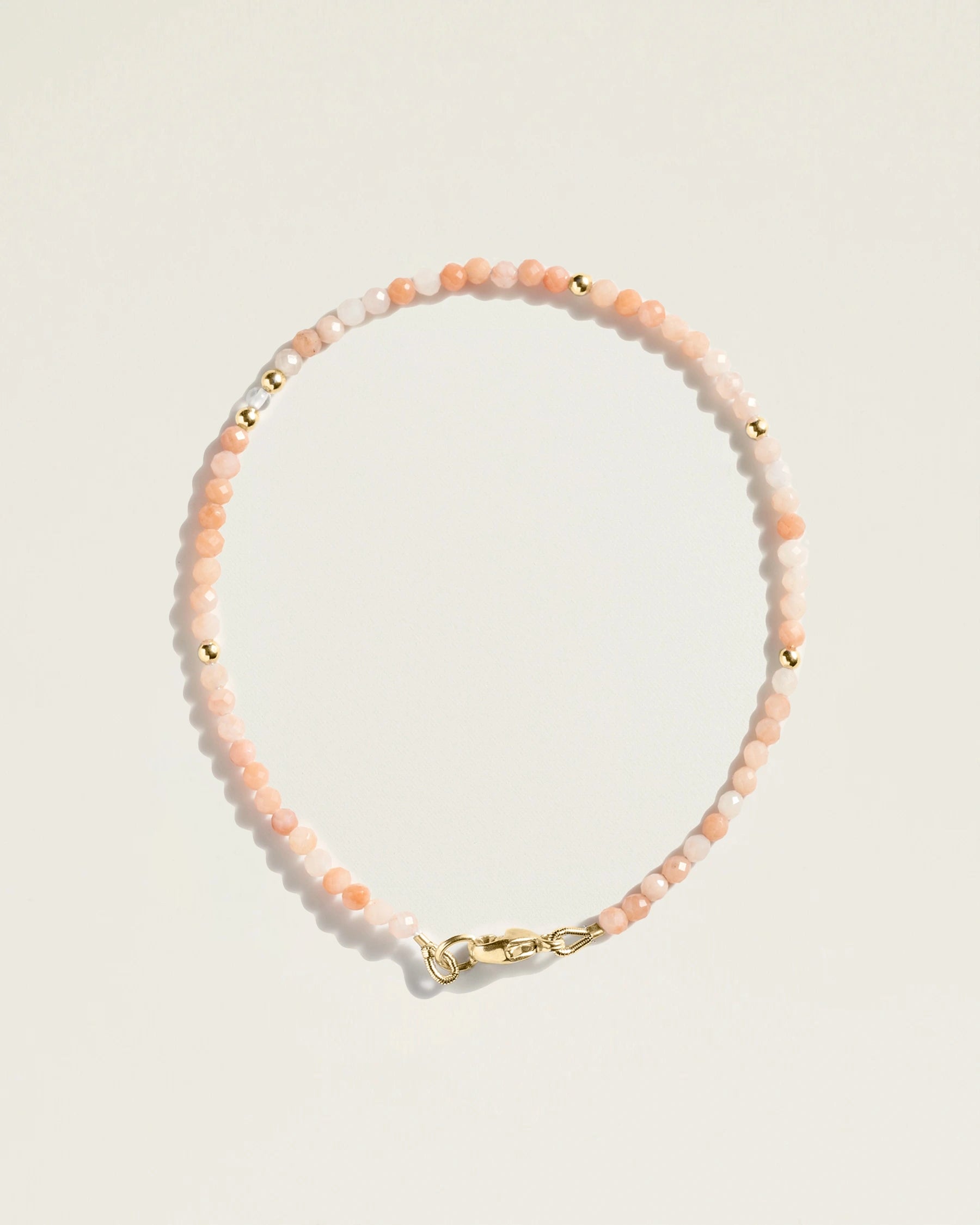 The Seeds of Encouragement Bracelet — Peach Aventurine