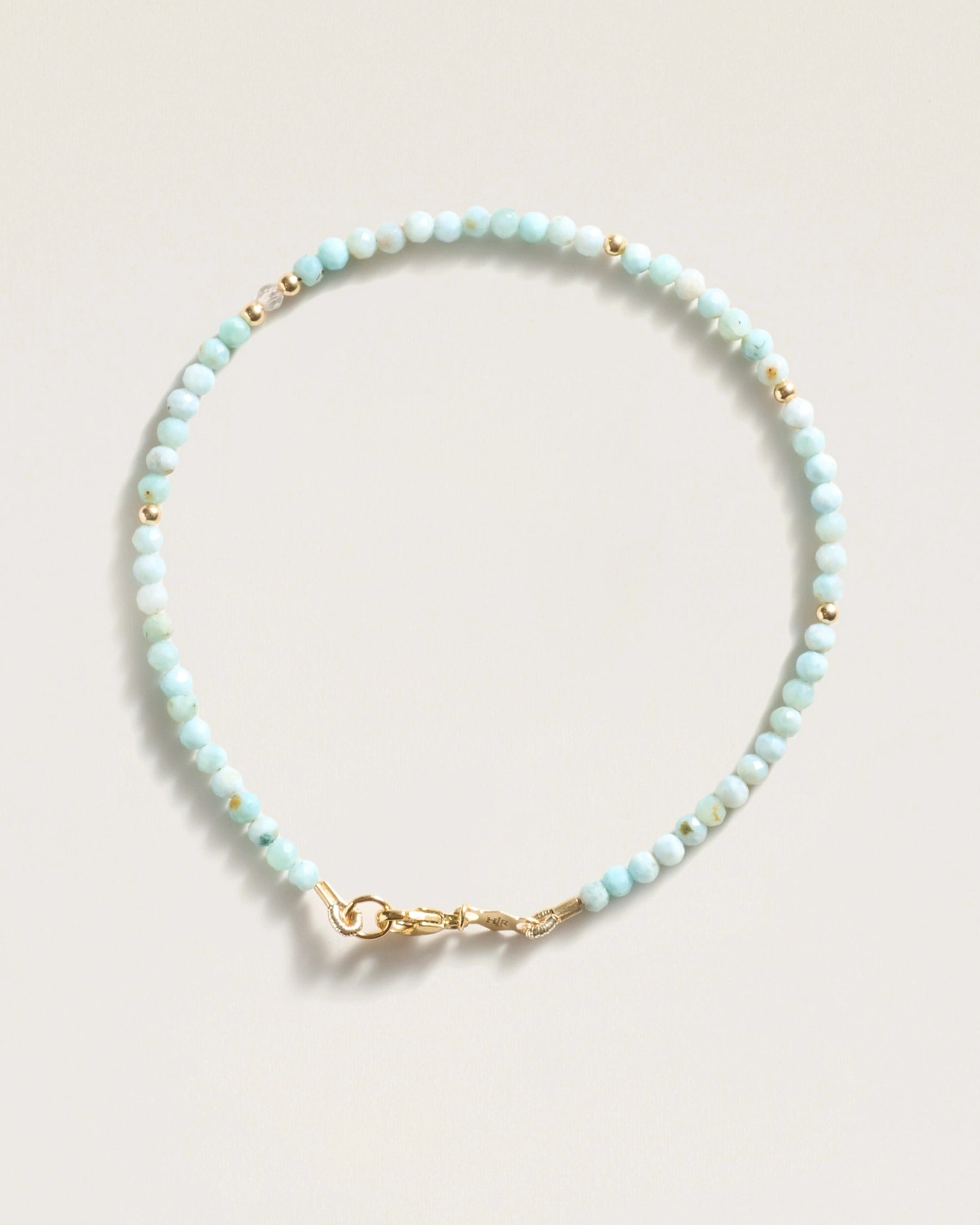 The Seeds of Flow Bracelet — Larimar