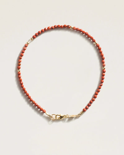 The Seeds of Progress Bracelet — Red Jasper