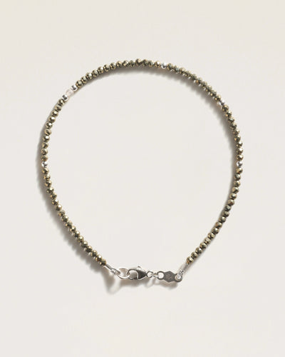 The Seeds of Strength Bracelet — Pyrite