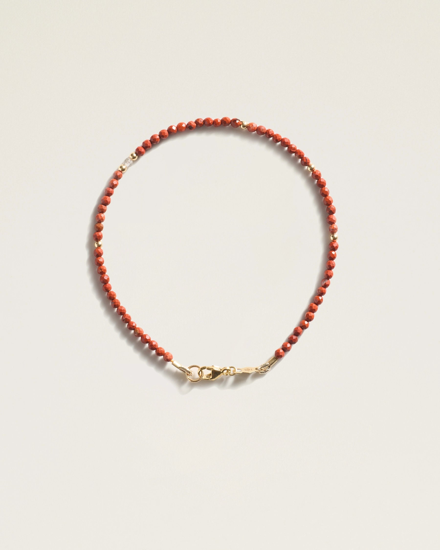 The Seeds of Progress Bracelet — Red Jasper