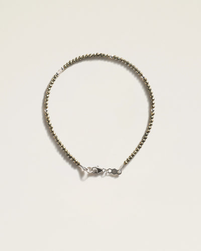 The Seeds of Strength Bracelet — Pyrite