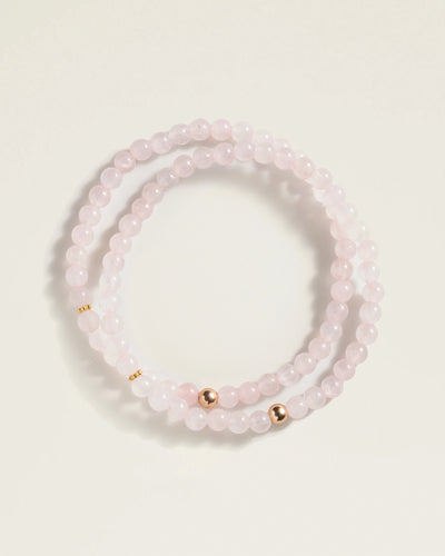 The Classic Bracelet in Rose Quartz
