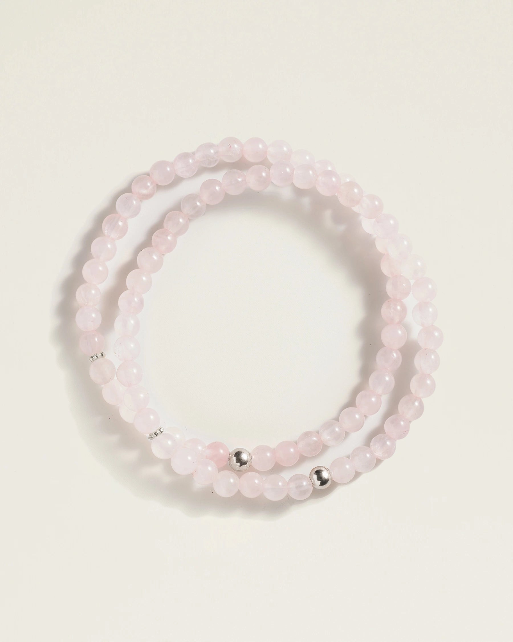 The Classic Bracelet in Rose Quartz
