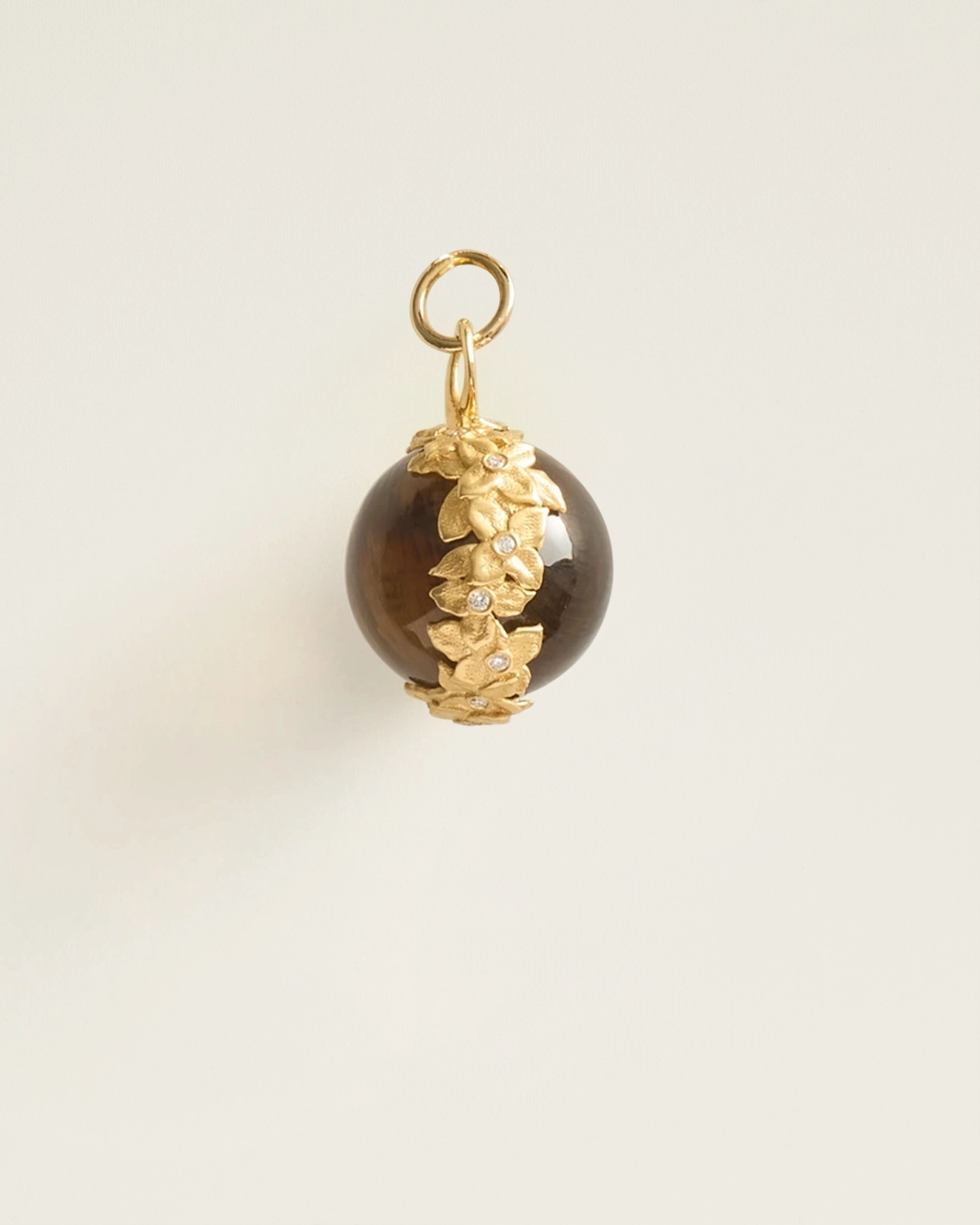 The Garden Pendant in Smoky Quartz