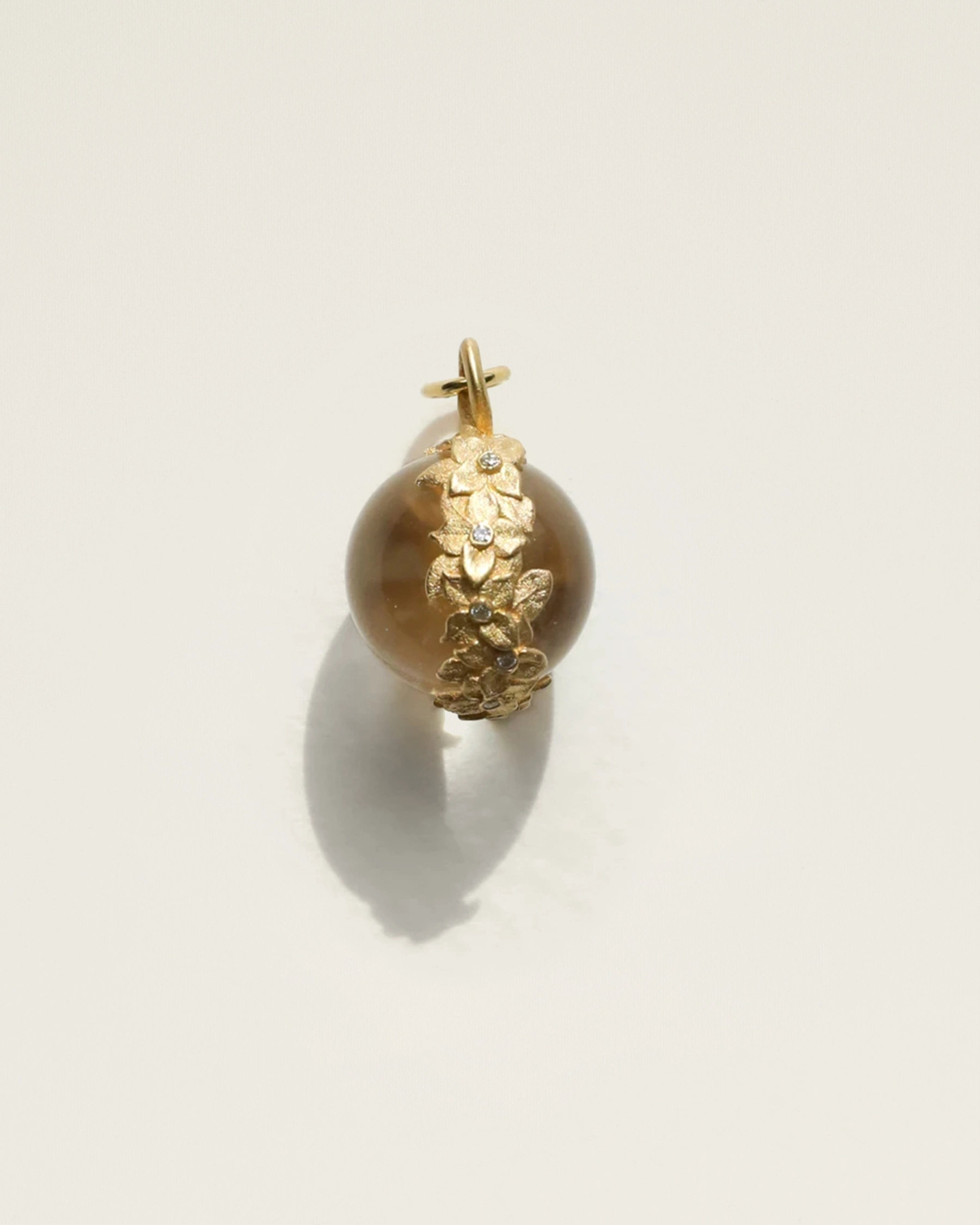 The Garden Pendant in Clear Quartz