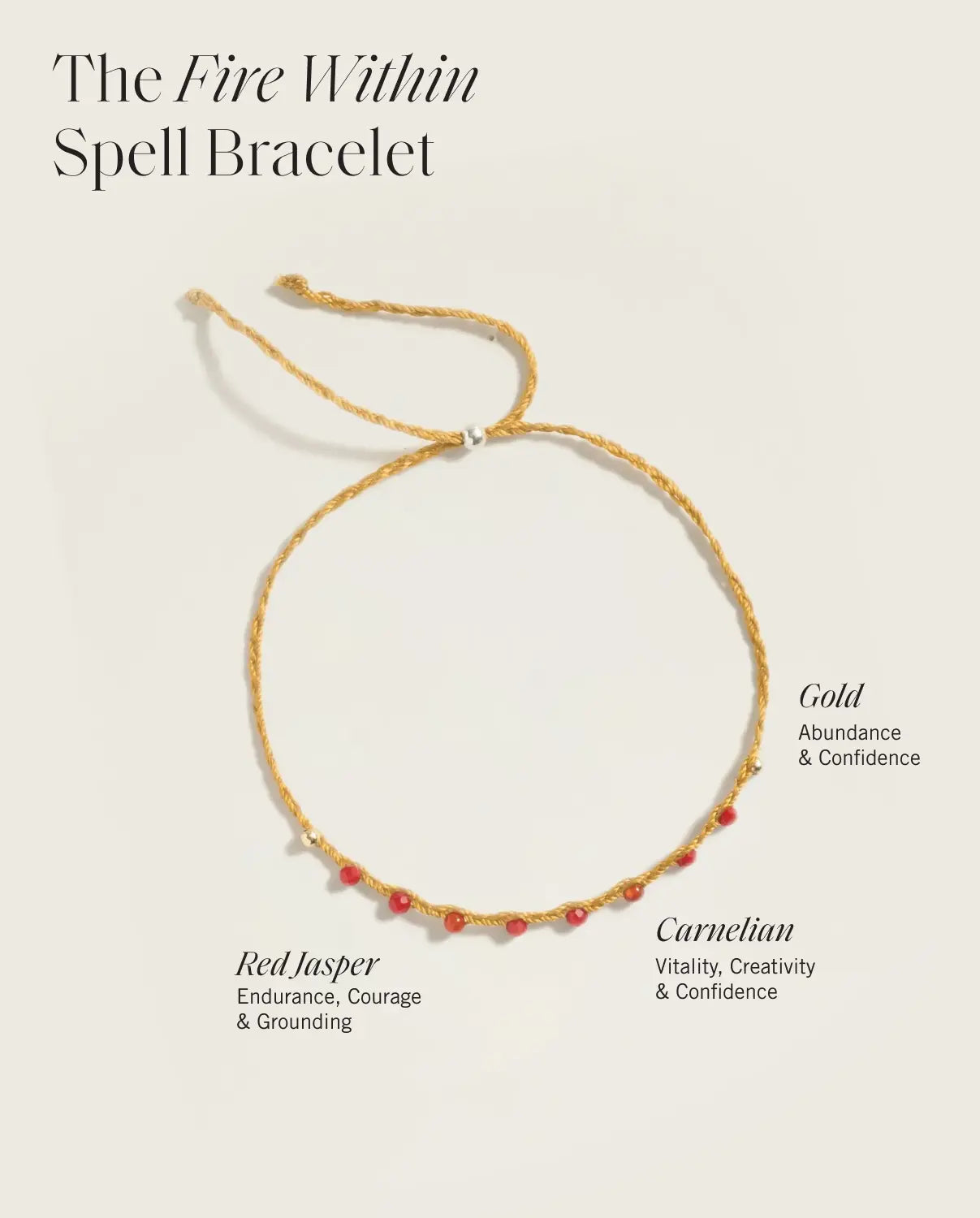 The Fire Within Spell Bracelet