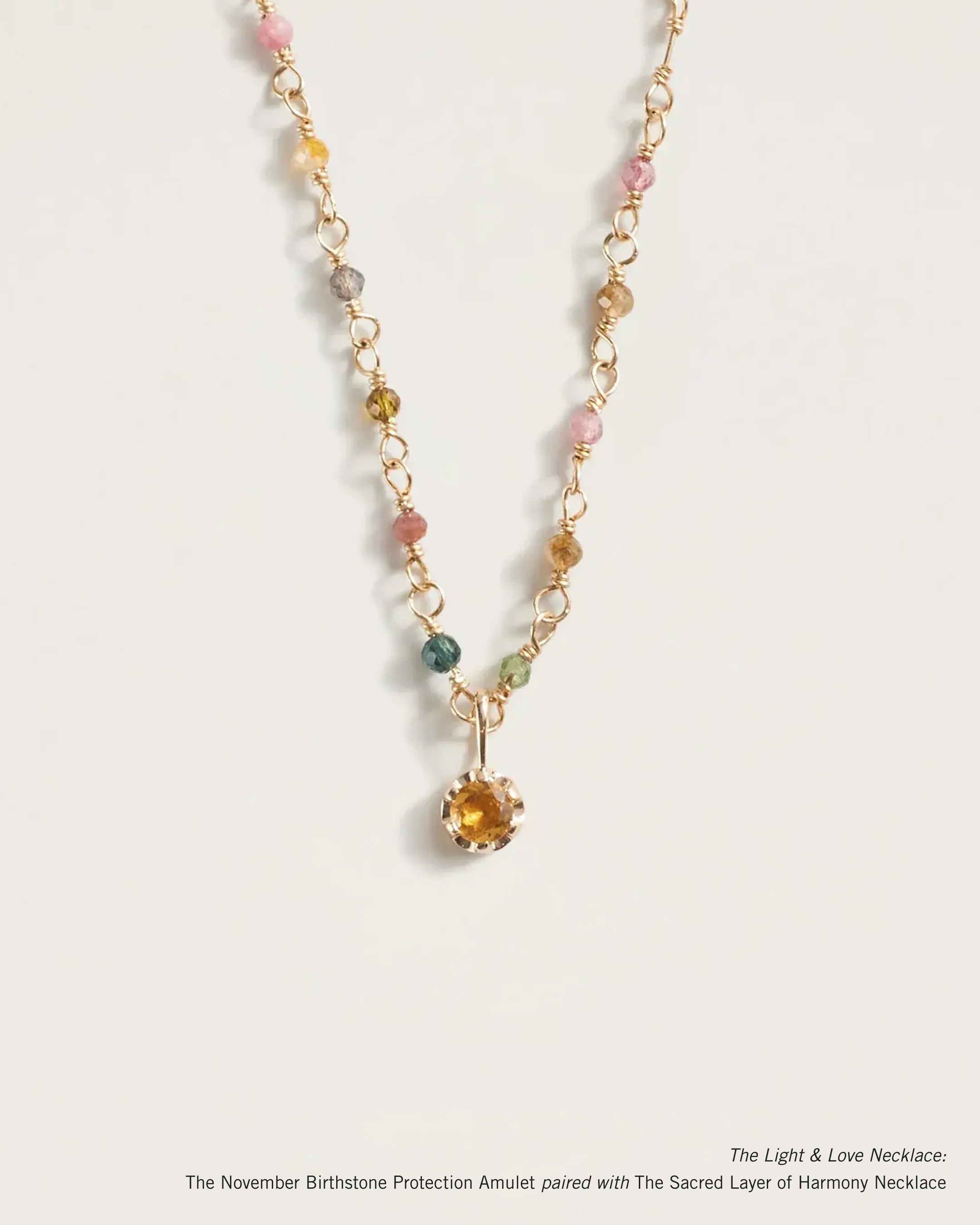 The November Birthstone Protection Amulet – Citrine