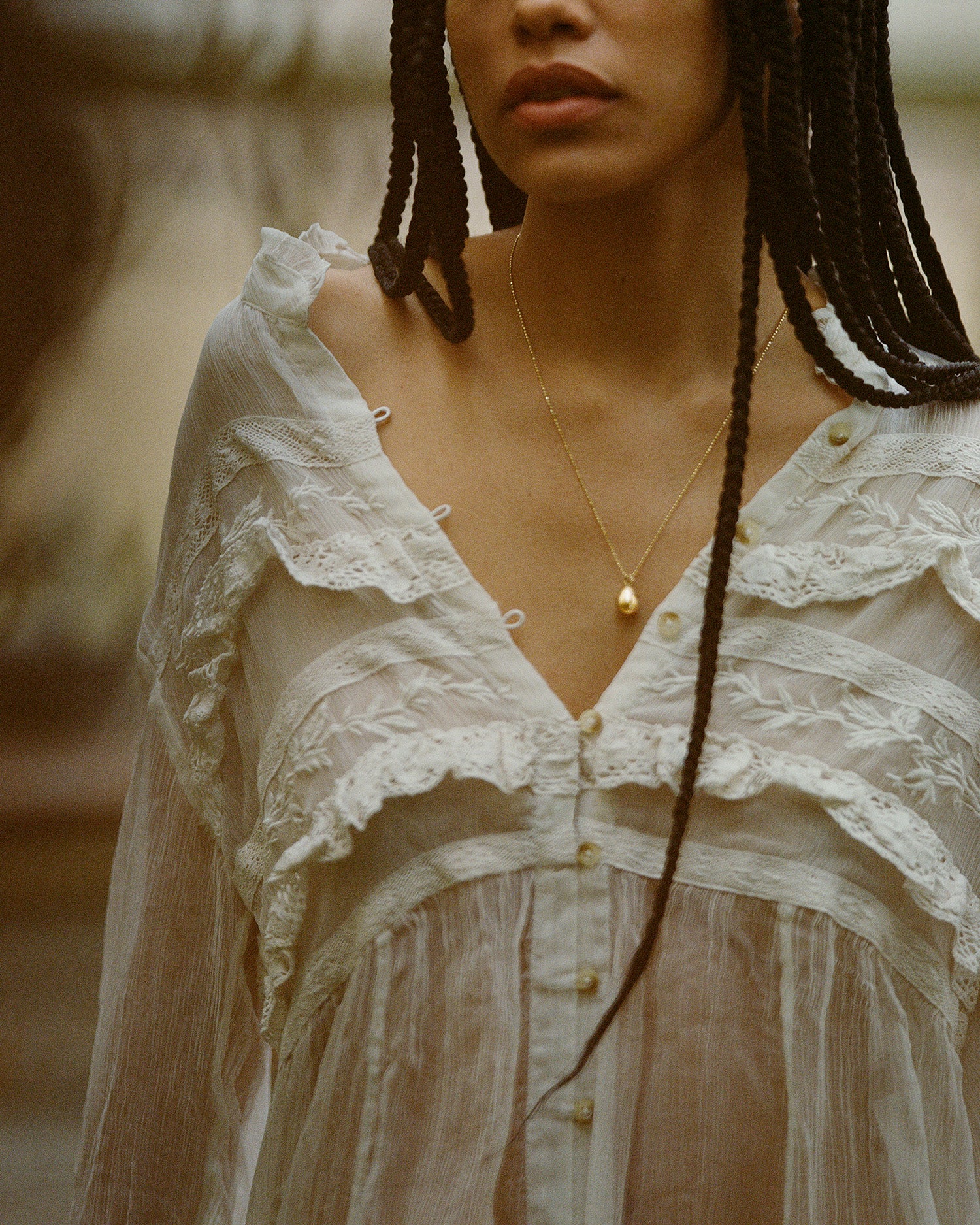The Signature Gold Bead Chain in 14K Solid Gold